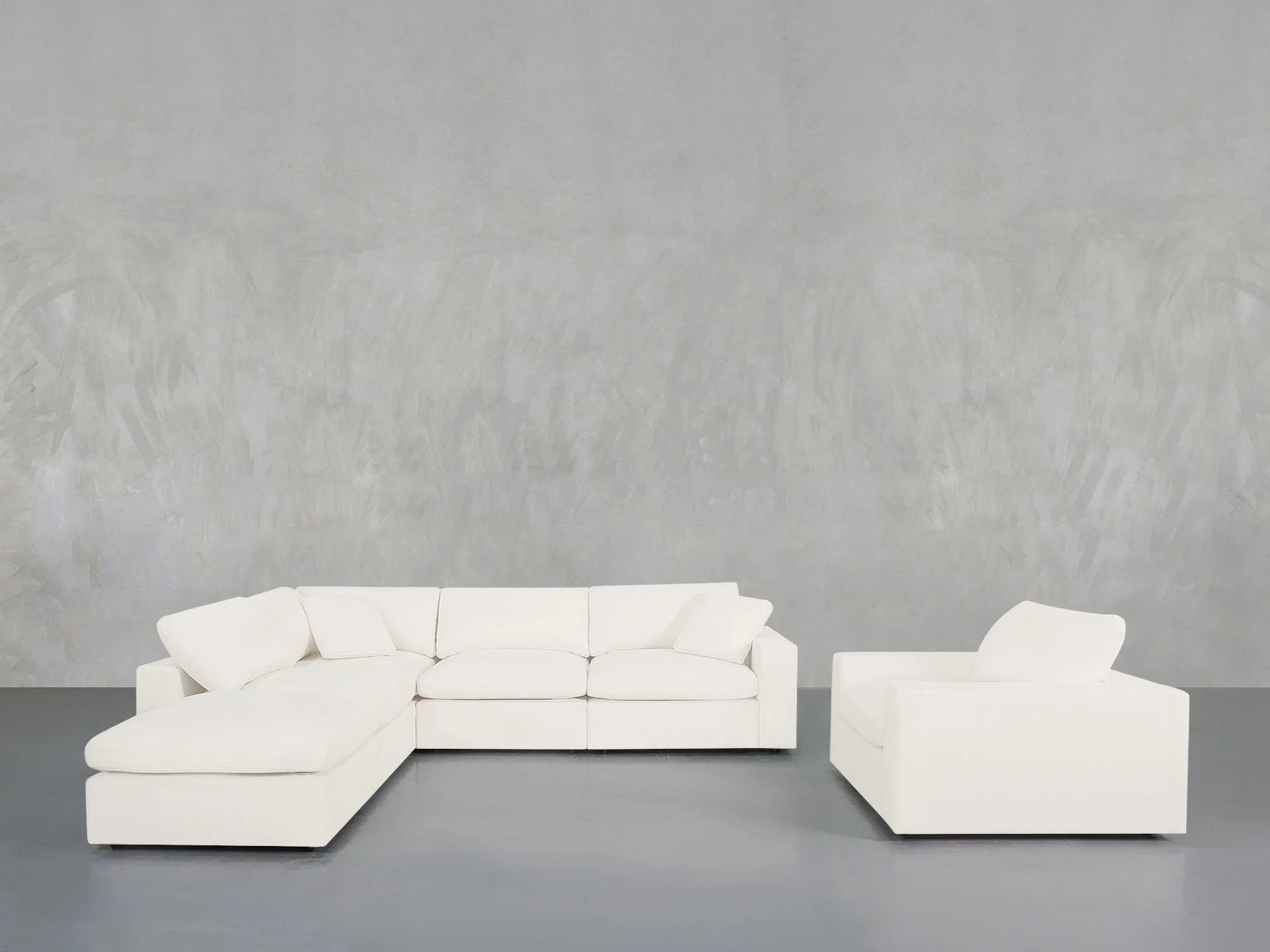 5-1 Sectional & Armchair Set - Image 77