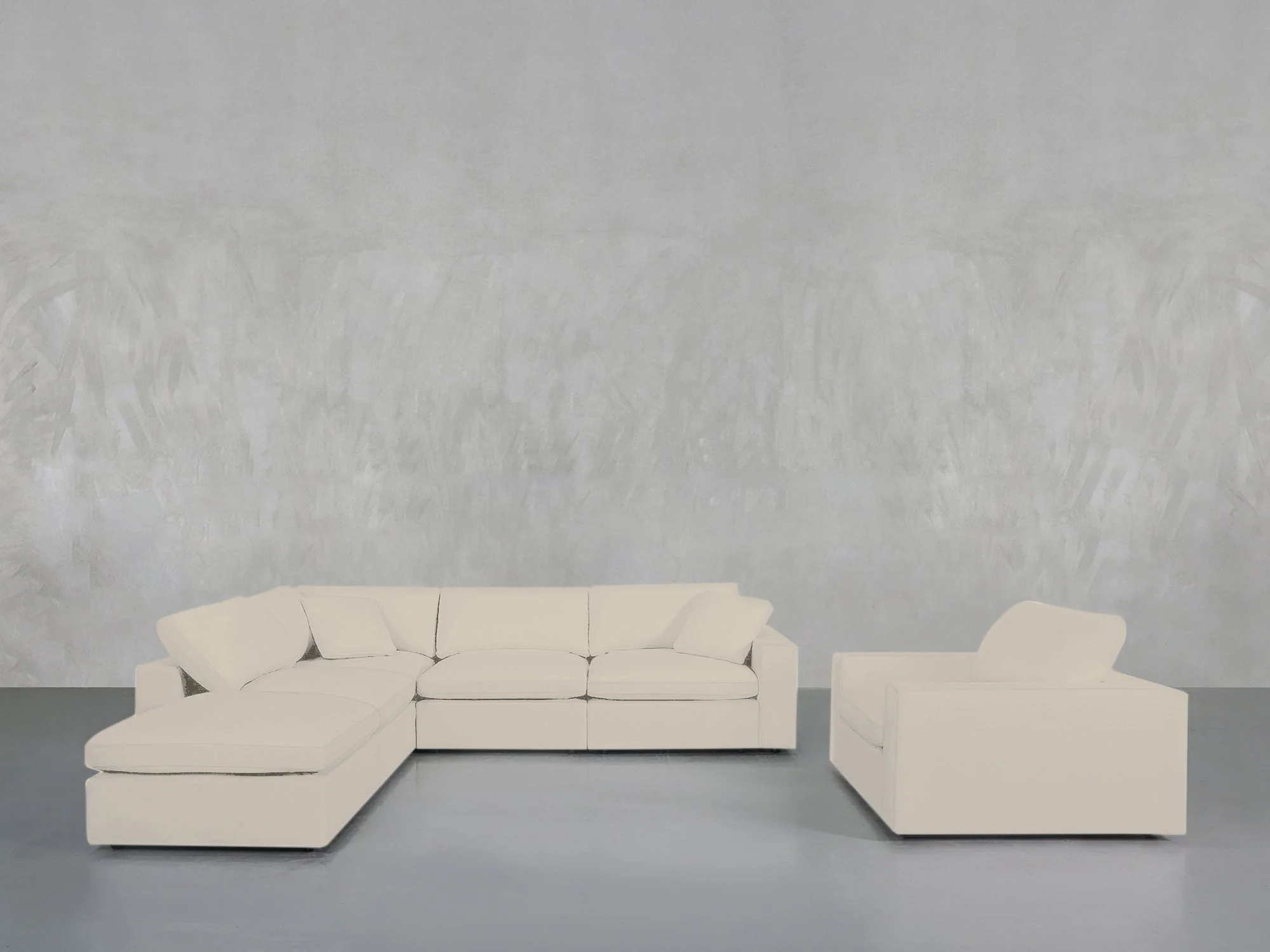 5-1 Sectional & Armchair Set - Image 85