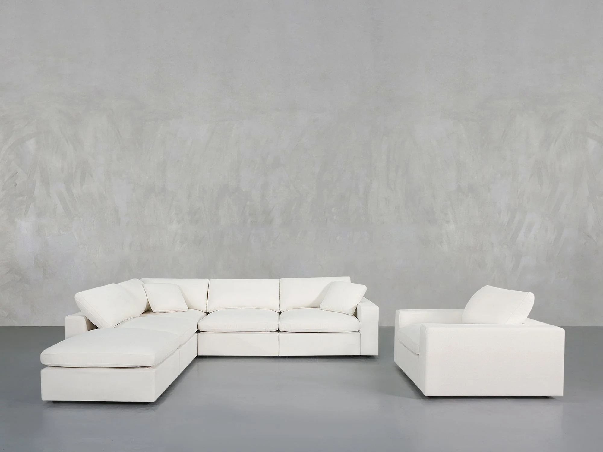 5-1 Sectional & Armchair Set - Image 9