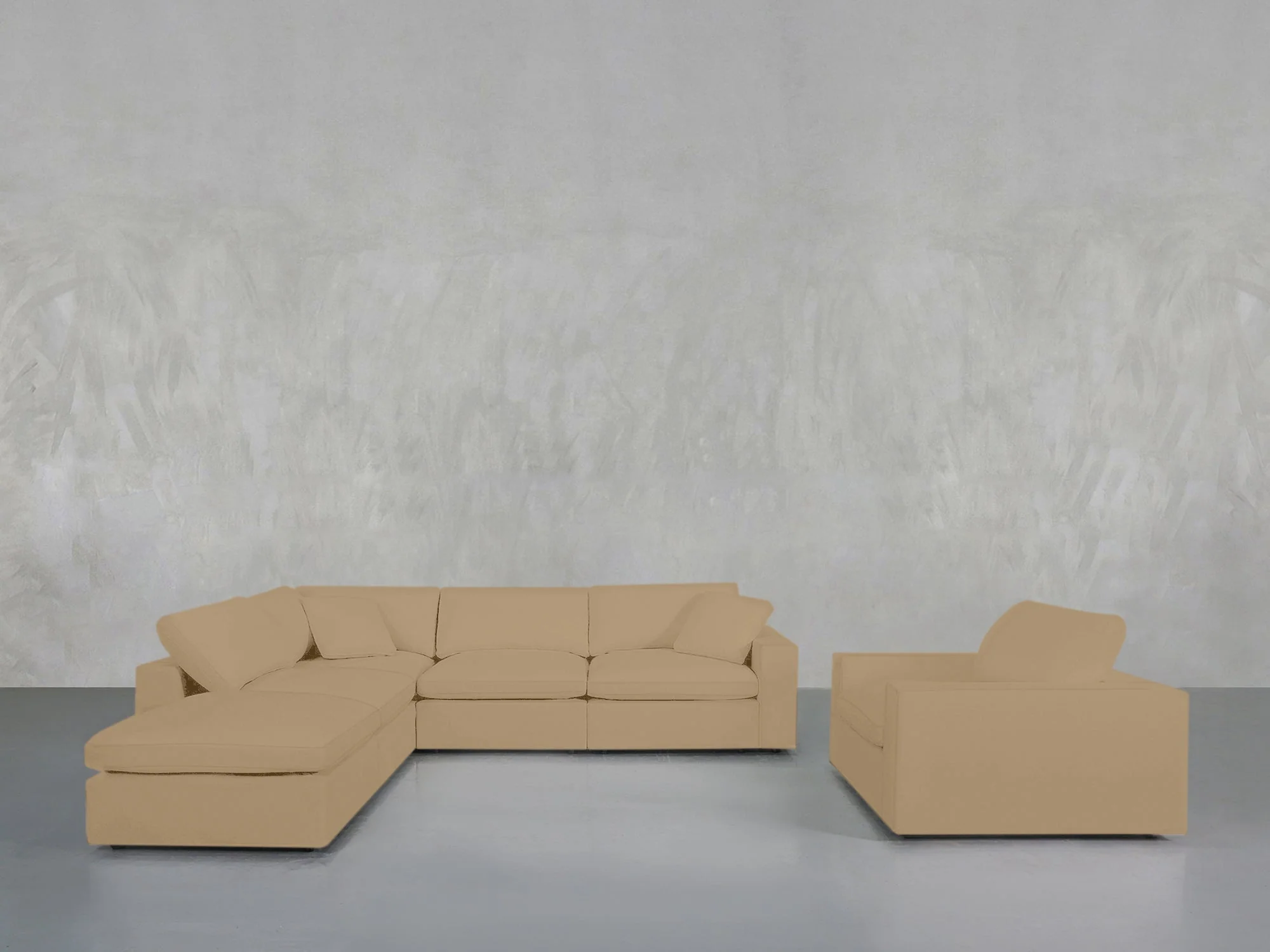 5-1 Sectional & Armchair Set - Image 93