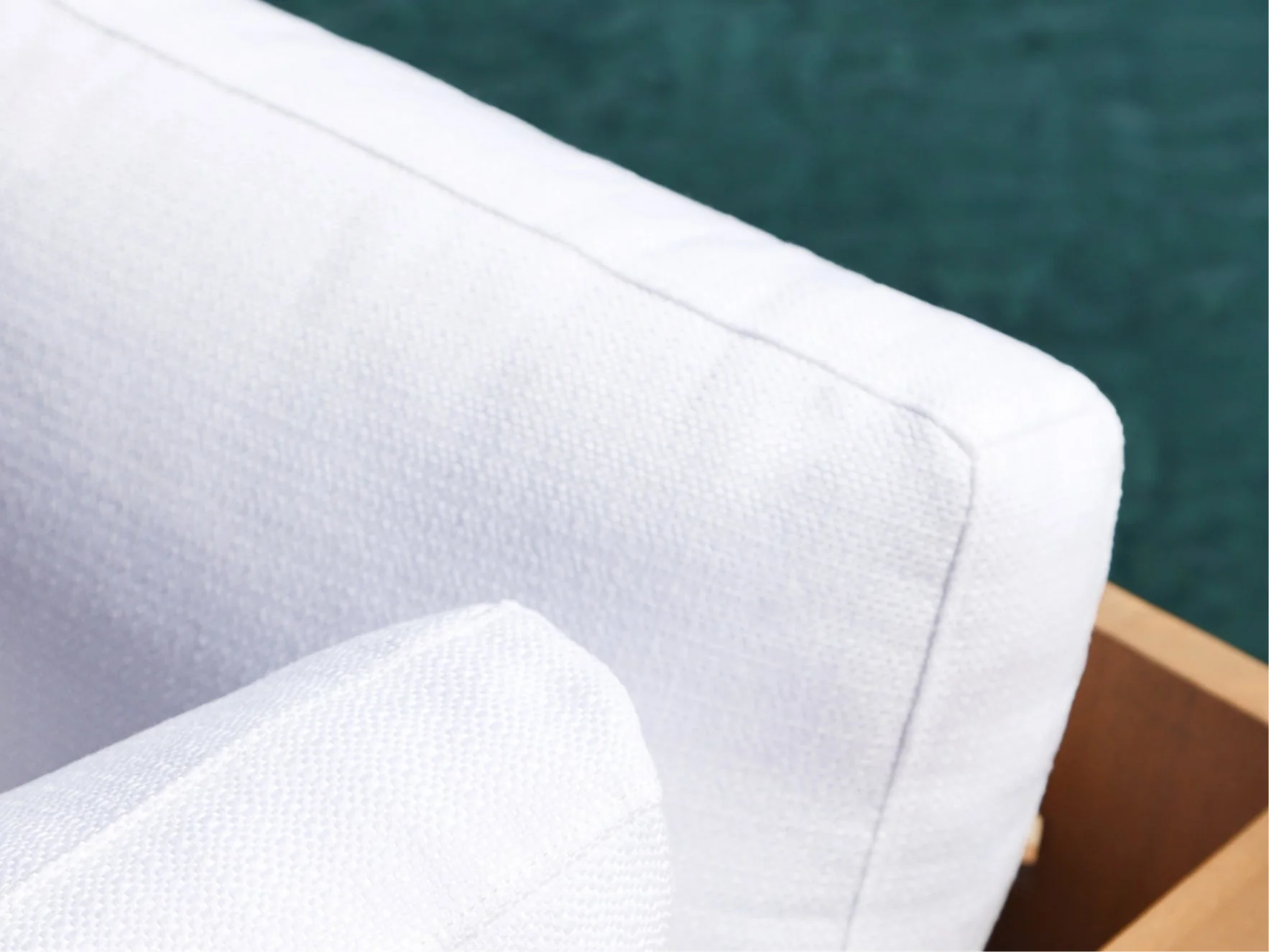 5-Seat Modular Corner Lounger Sectional Teak Outdoor - Image 5