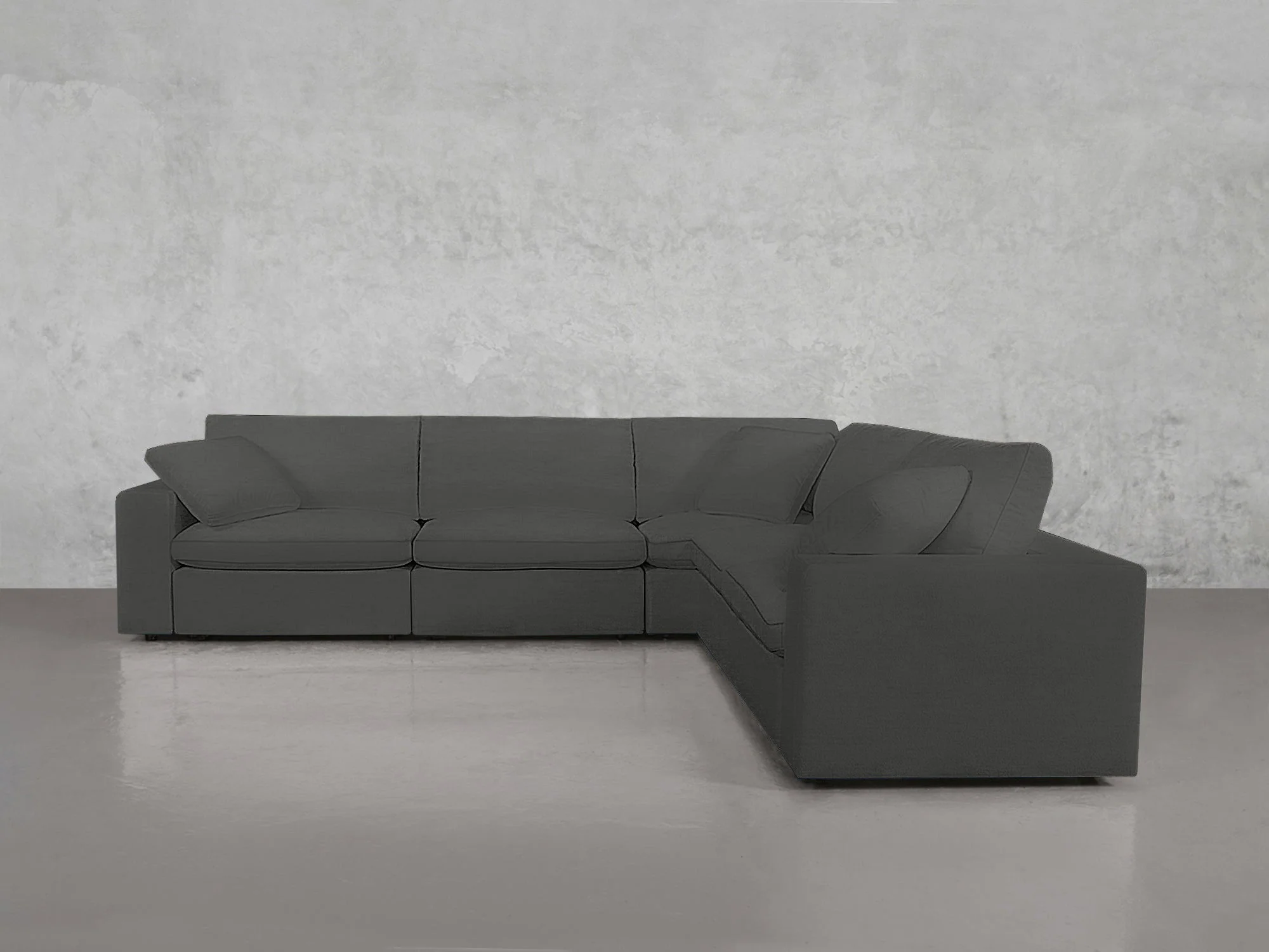 5-Seat Modular Corner Right Sectional - Image 186