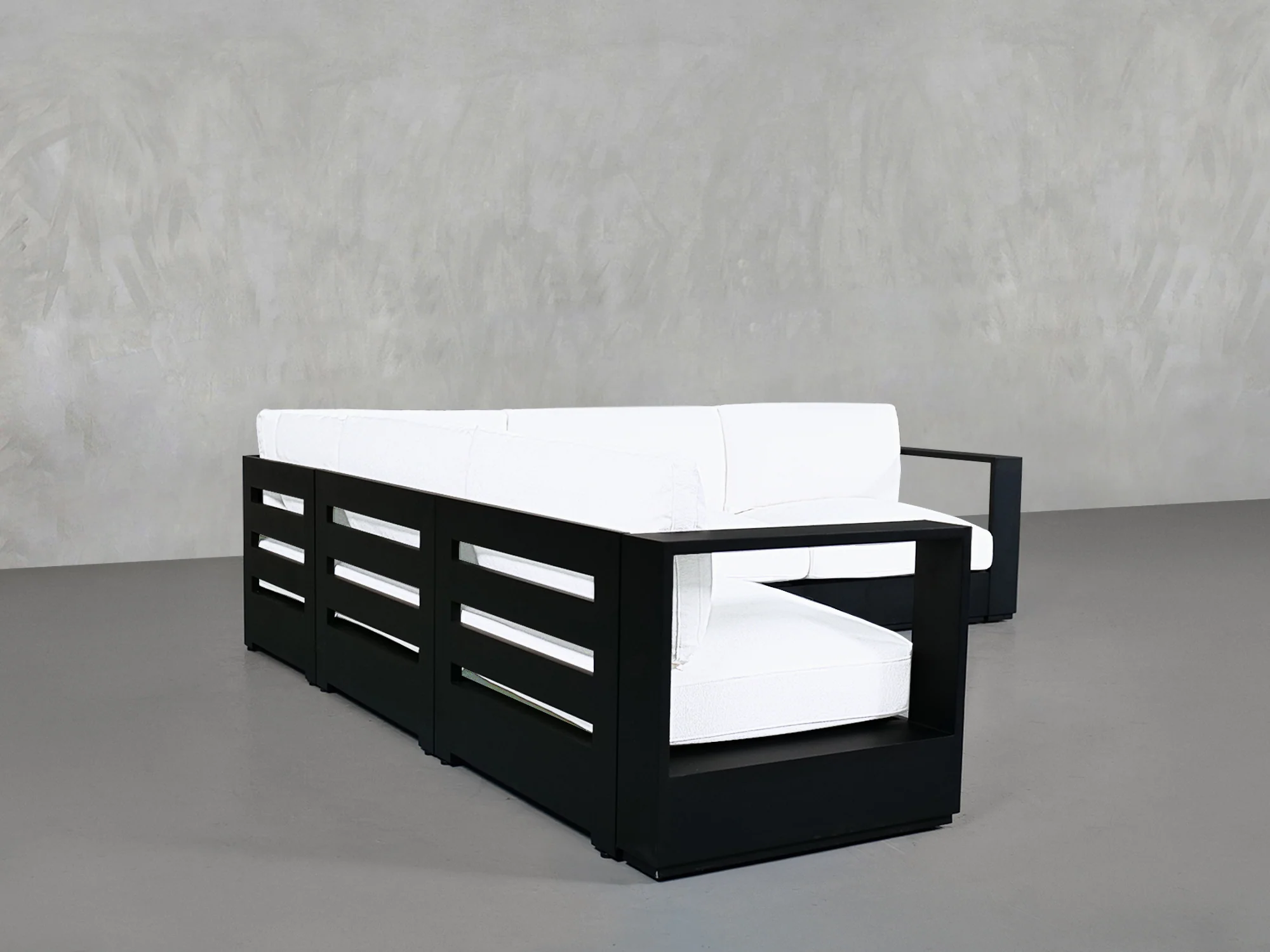 5-Seat Modular Corner Sectional Aluminum Outdoor - Image 4