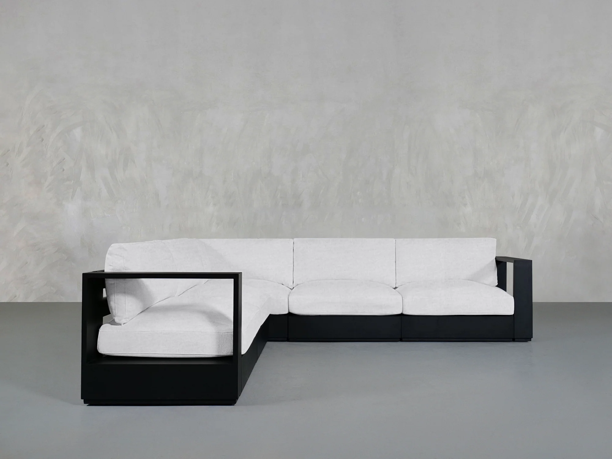 5-Seat Modular Corner Sectional Aluminum Outdoor - Image 8