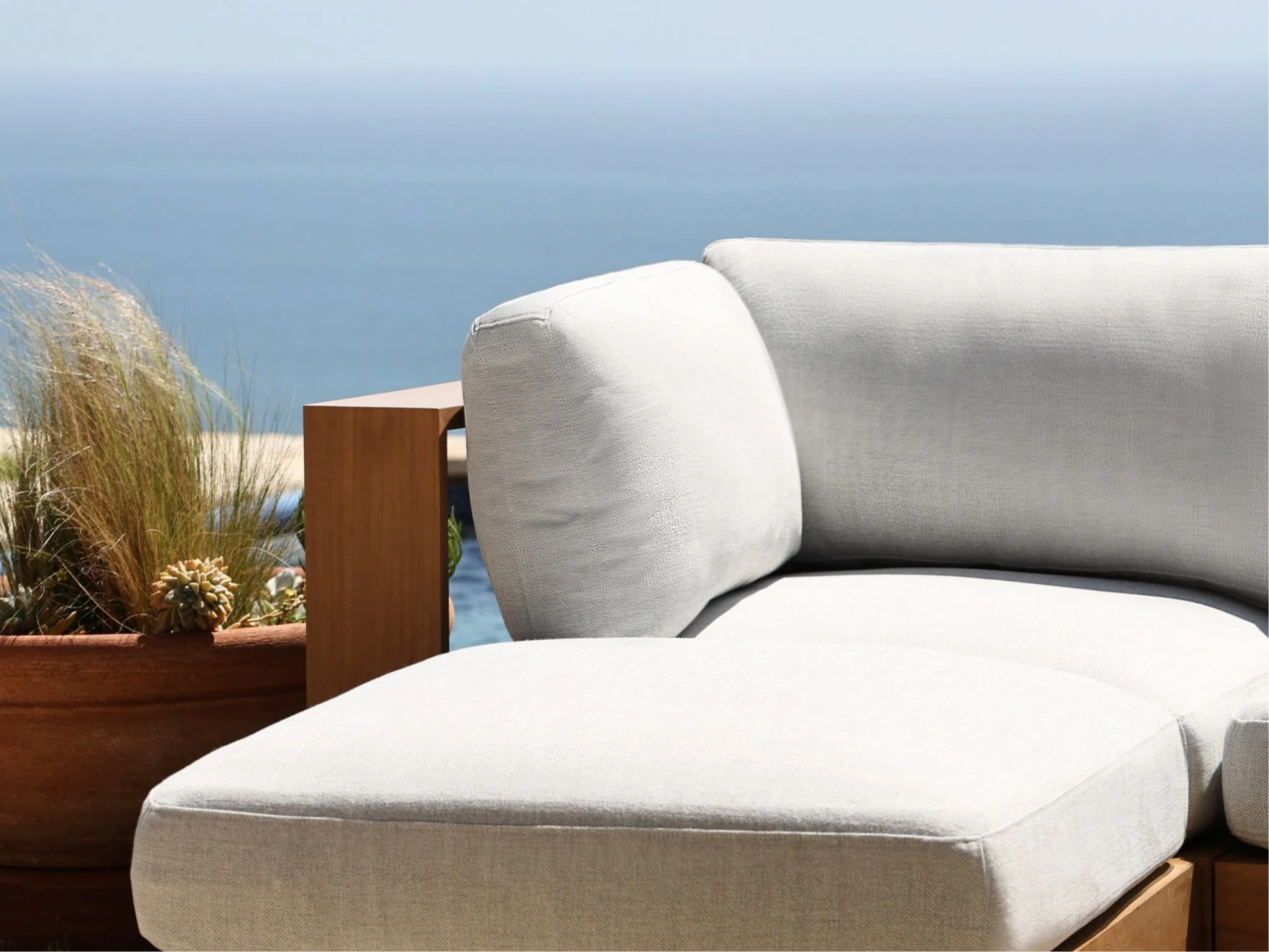 5-Seat Modular Corner Sectional Teak Outdoor - Image 12