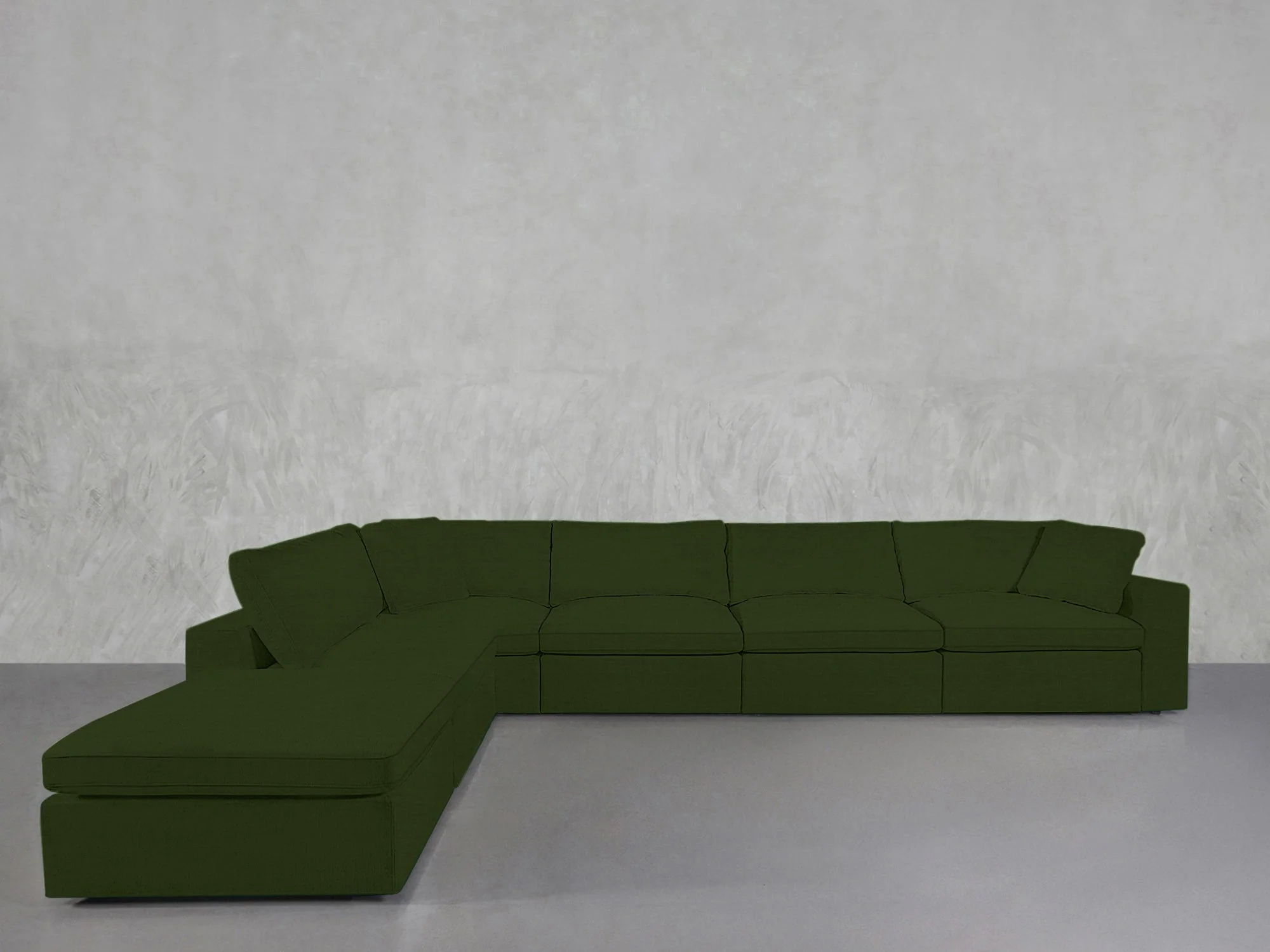 6-Seat Modular Corner Lounger Sectional - Image 152