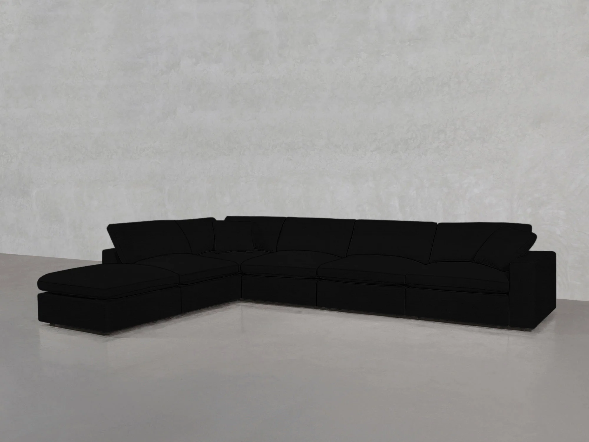 6-Seat Modular Corner Lounger Sectional - Image 196