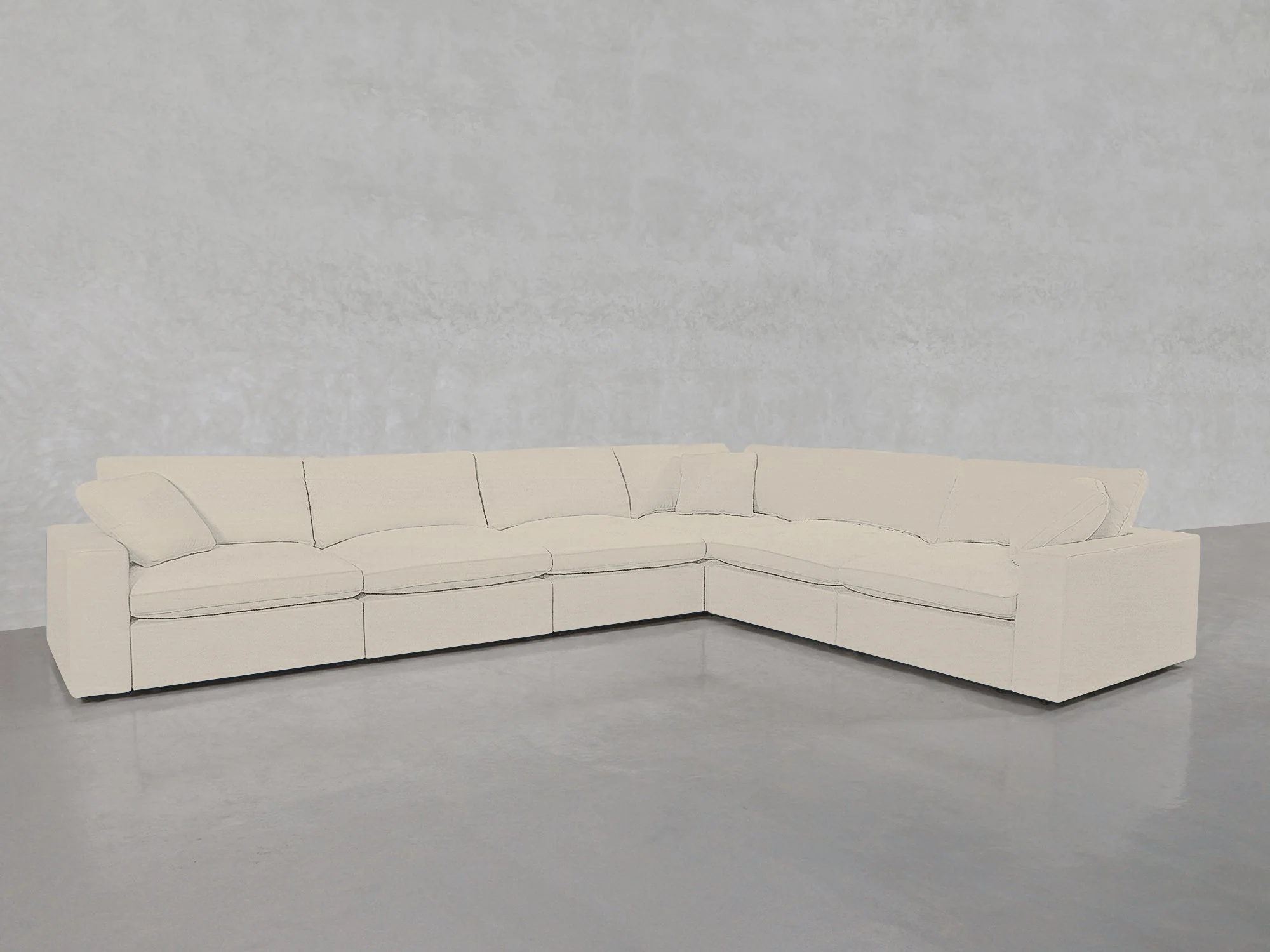 6-Seat Modular Corner Right Sectional - Image 118