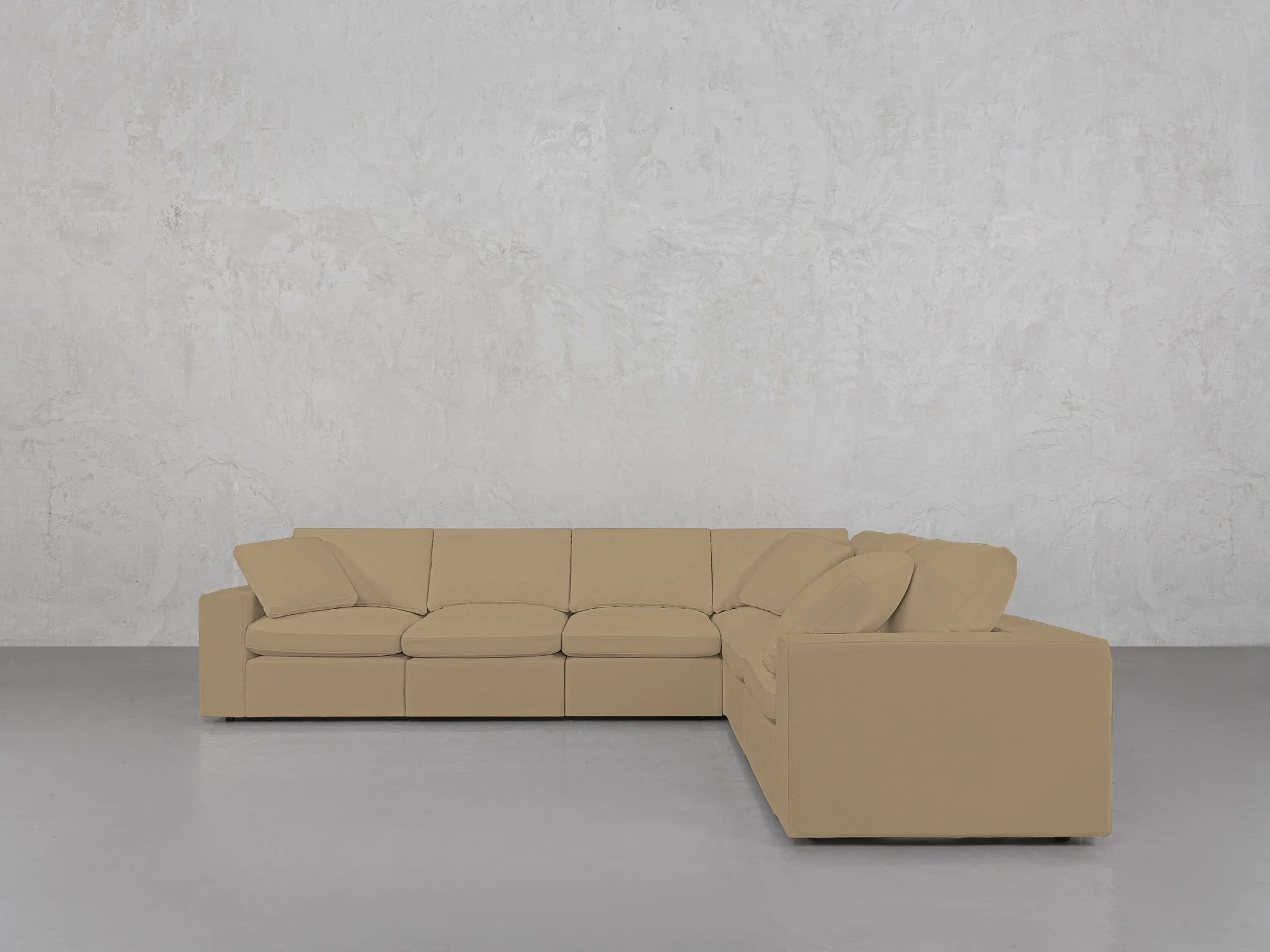 6-Seat Modular Corner Right Sectional - Image 132
