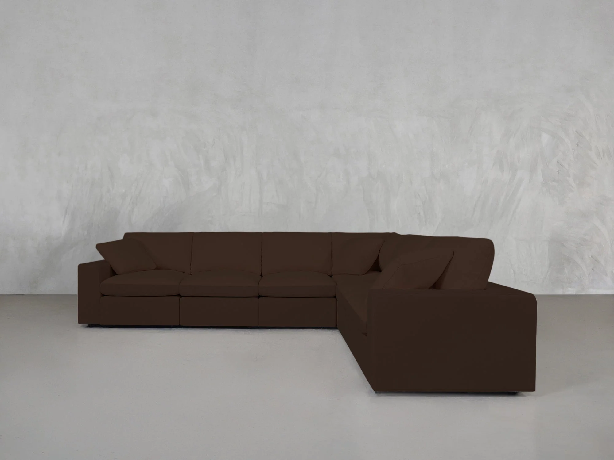 6-Seat Modular Corner Right Sectional - Image 142