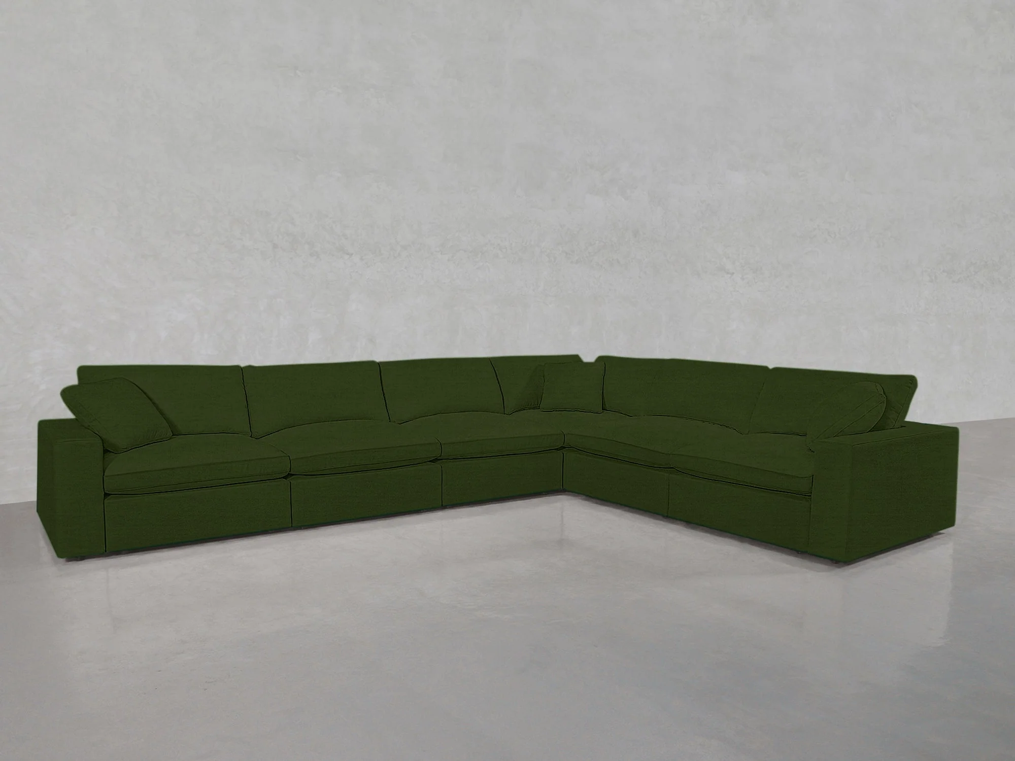 6-Seat Modular Corner Right Sectional - Image 152
