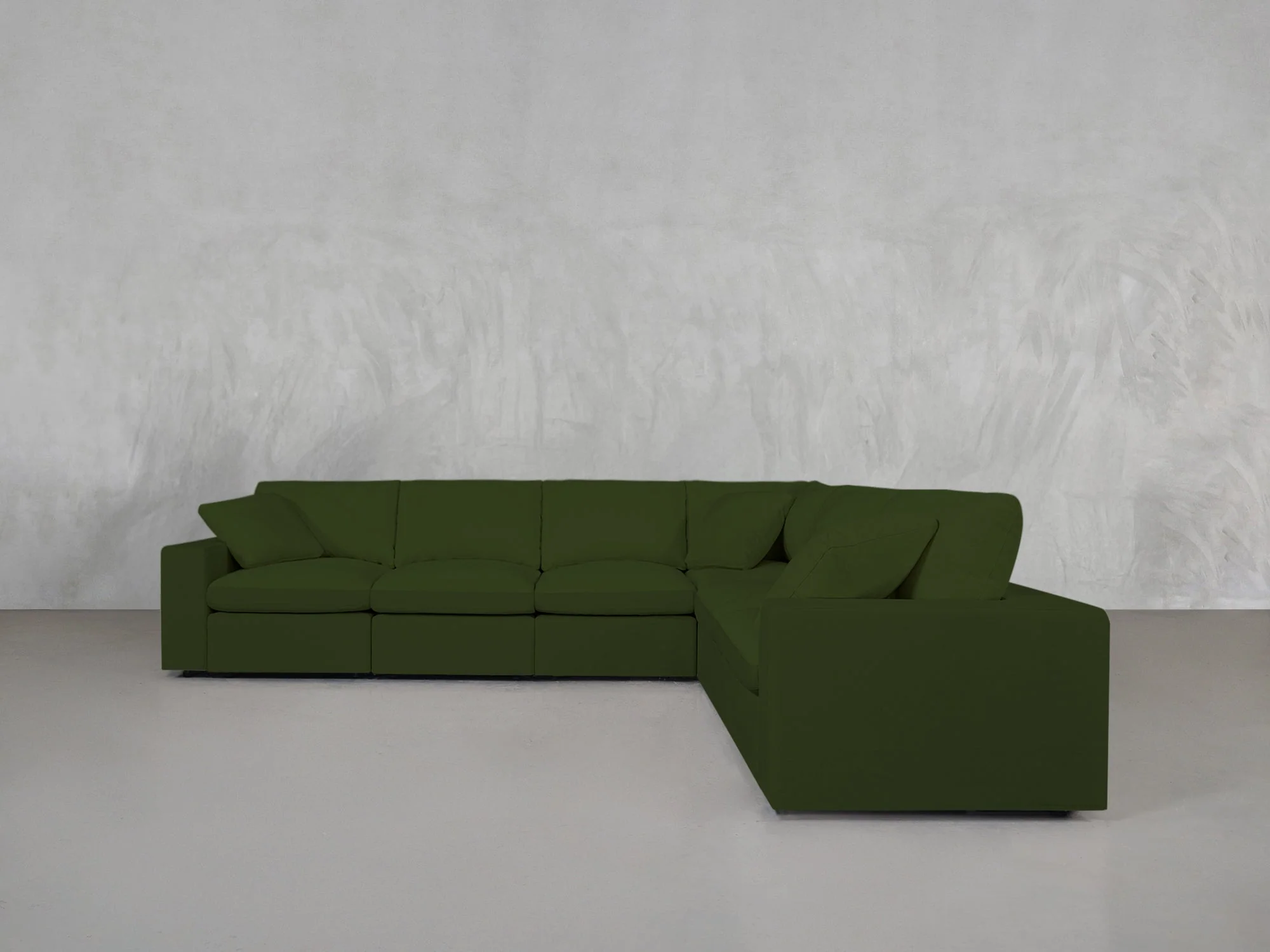 6-Seat Modular Corner Right Sectional - Image 153