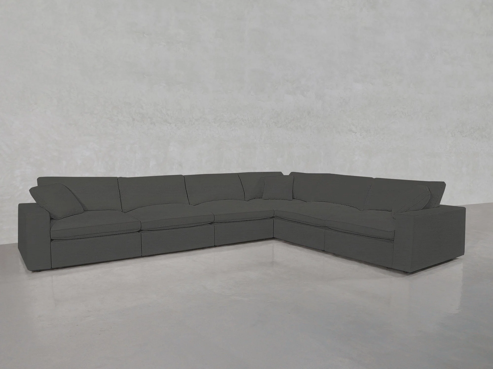 6-Seat Modular Corner Right Sectional - Image 185