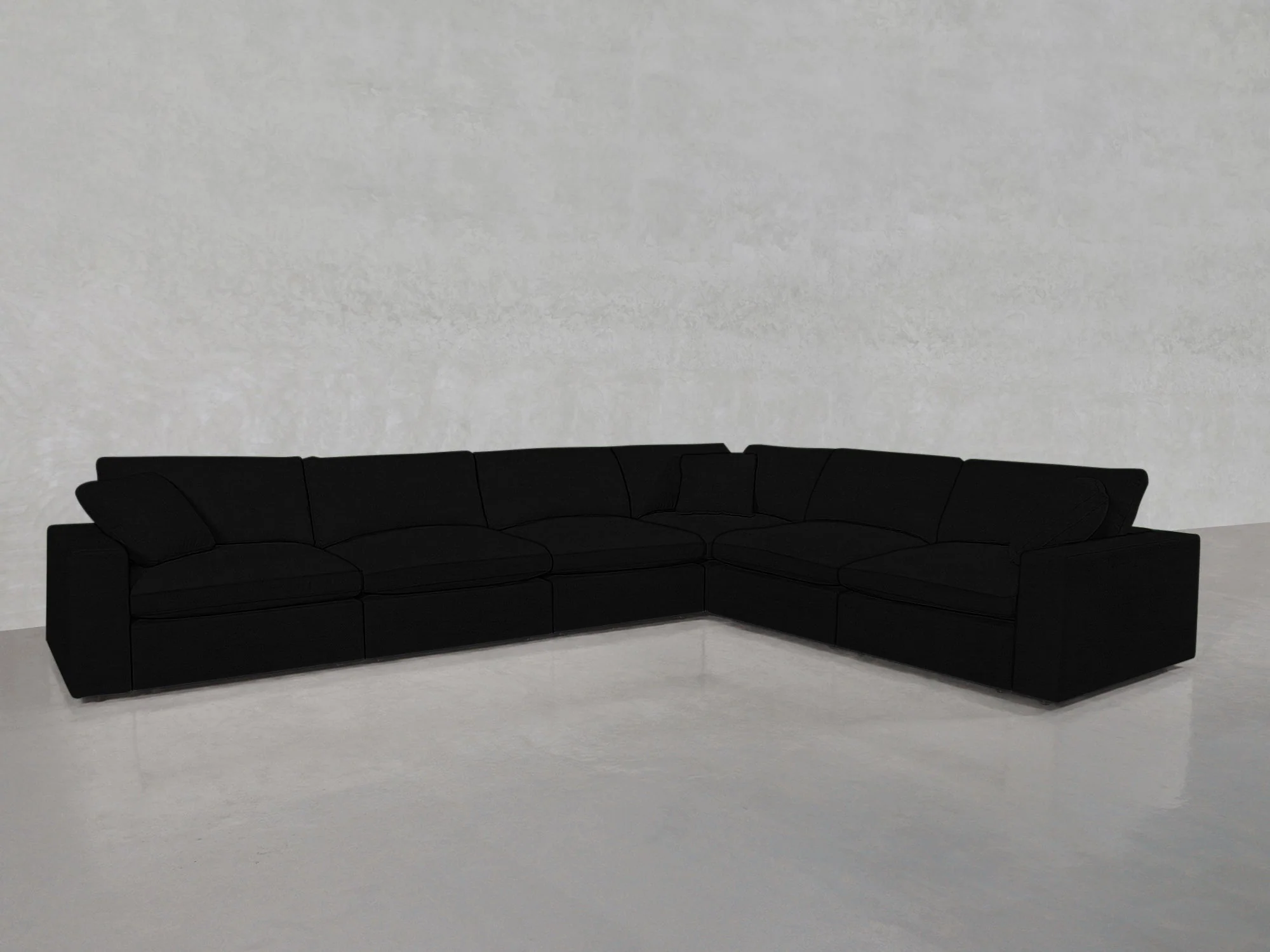 6-Seat Modular Corner Right Sectional - Image 196