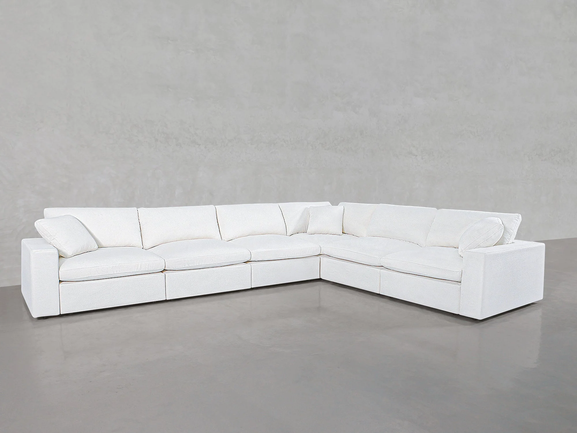 6-Seat Modular Corner Right Sectional - Image 4