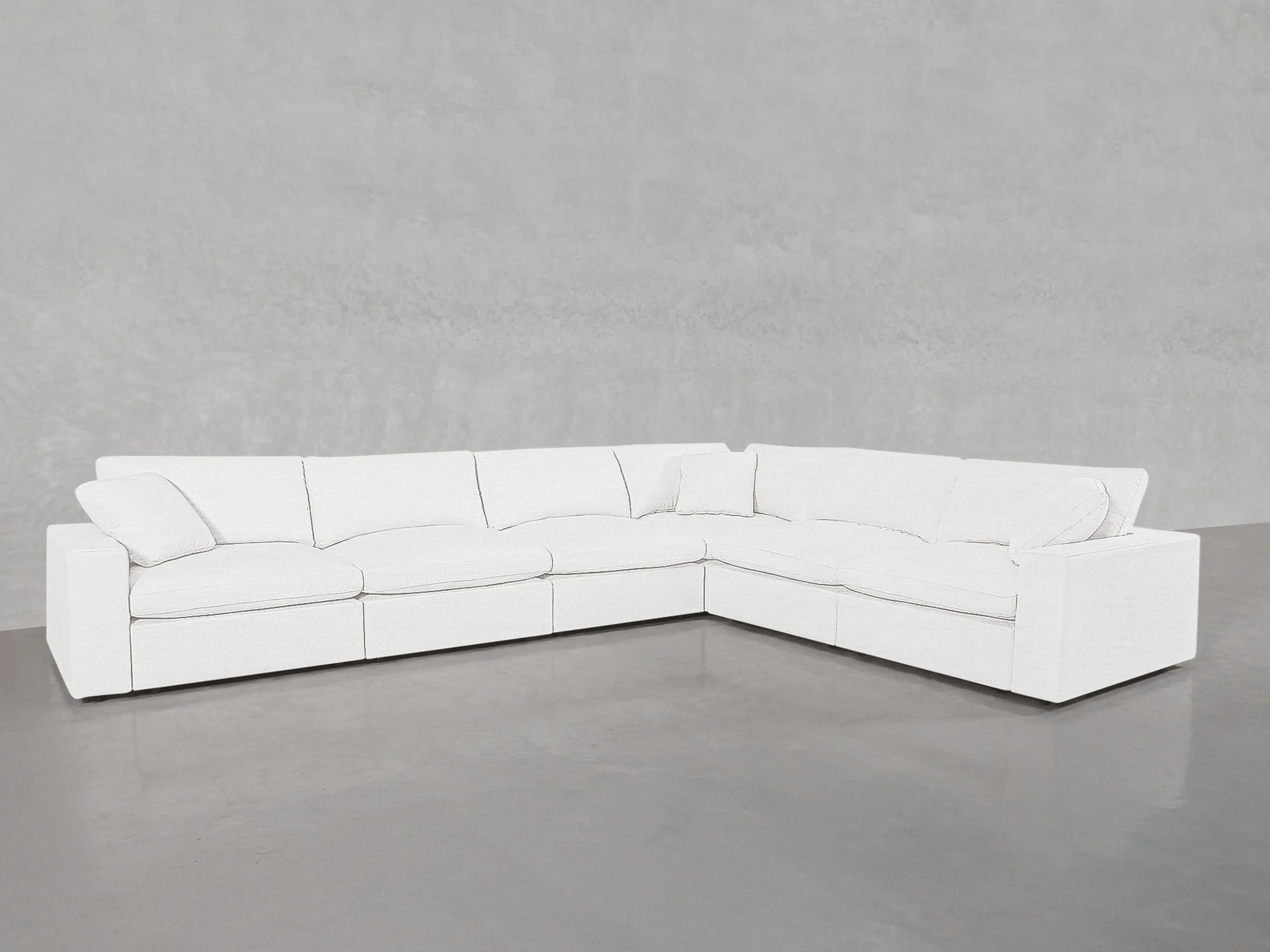 6-Seat Modular Corner Right Sectional - Image 45