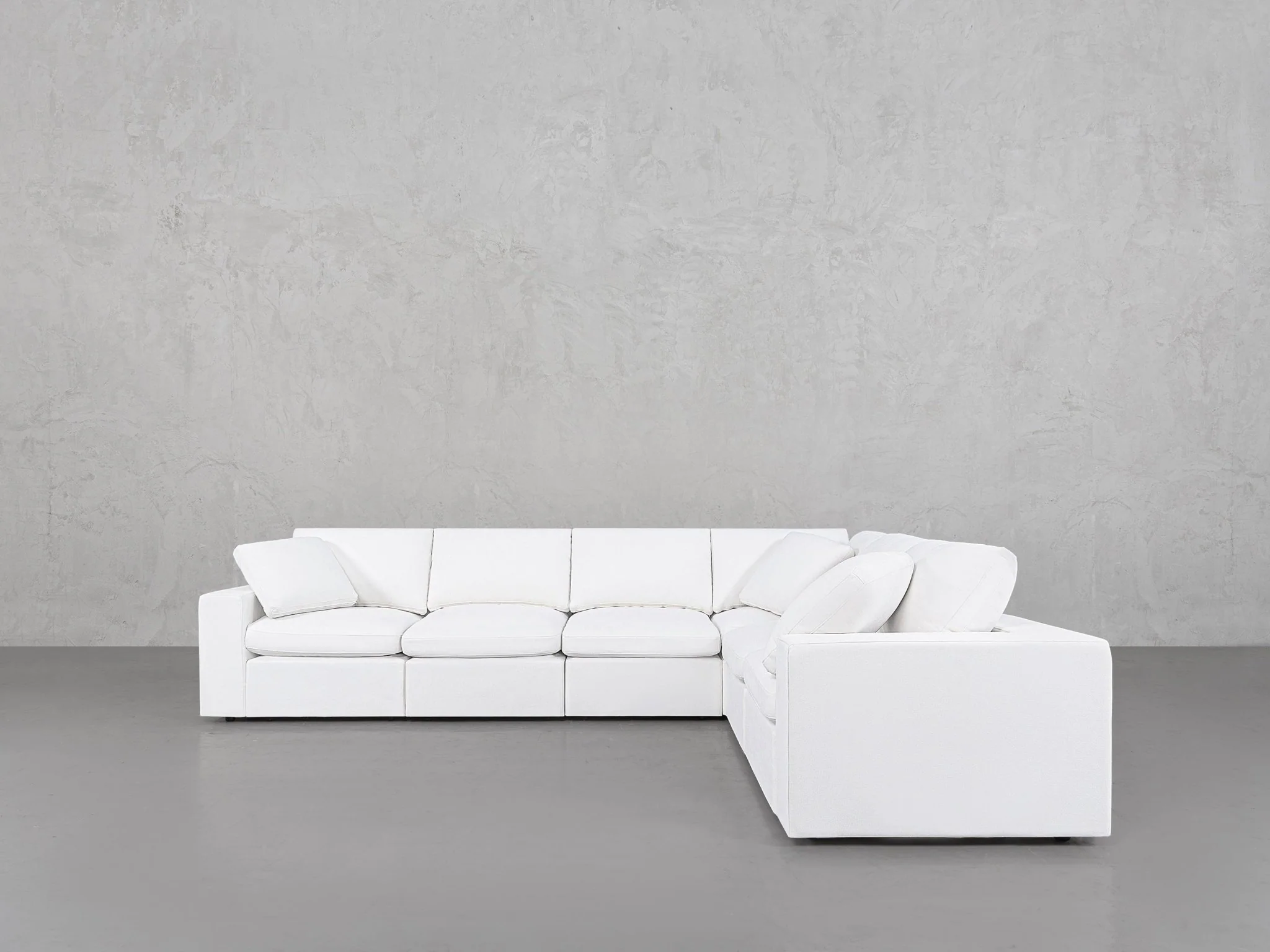 6-Seat Modular Corner Right Sectional - Image 6