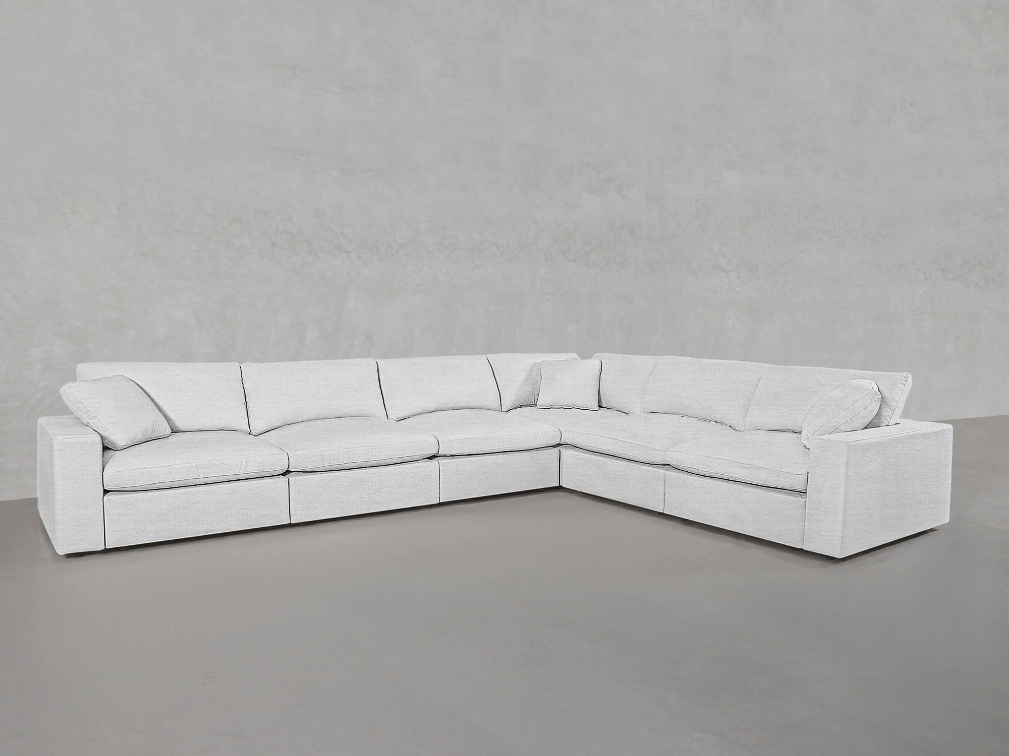 6-Seat Modular Corner Right Sectional - Image 65