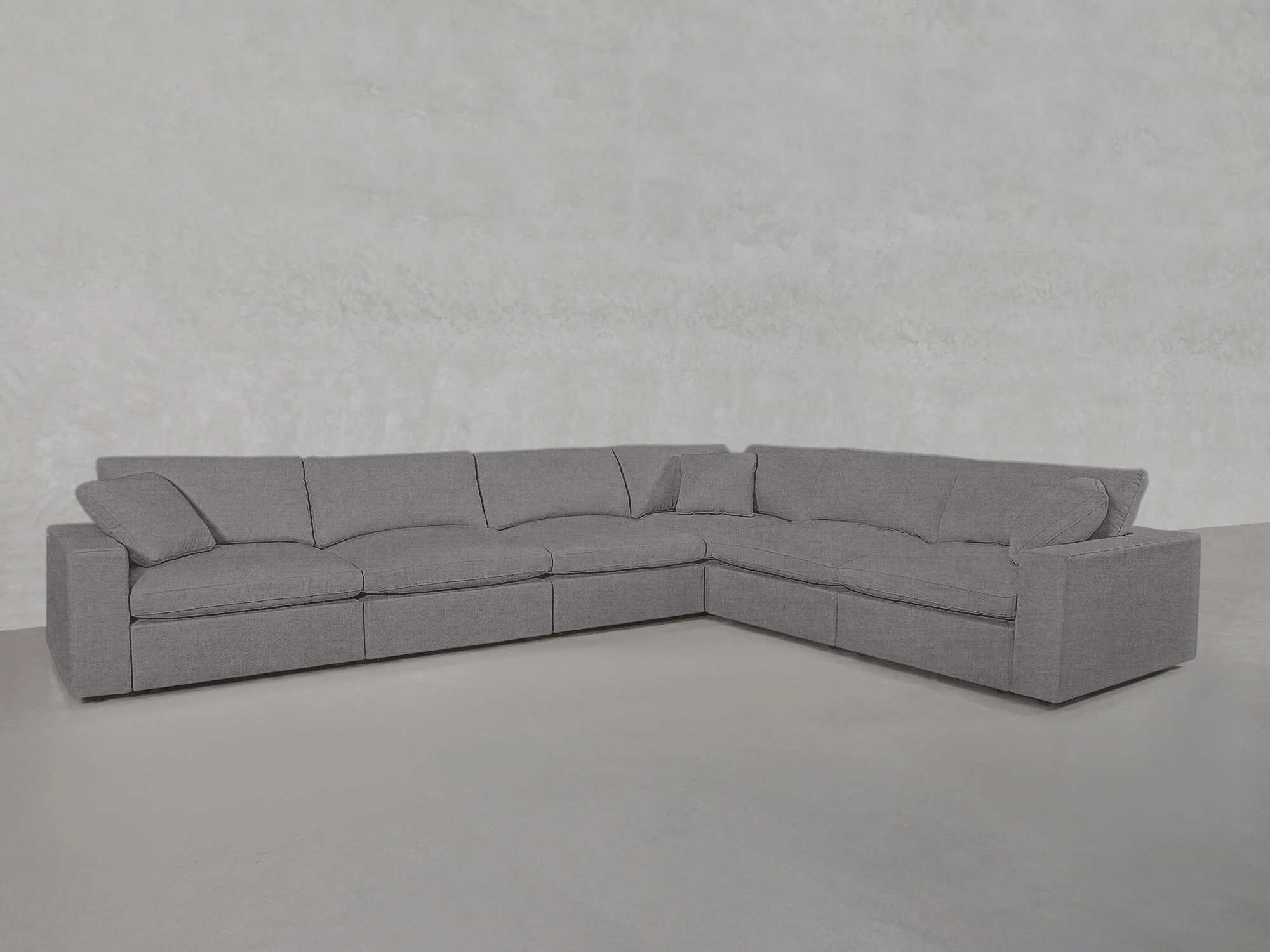 6-Seat Modular Corner Right Sectional - Image 76