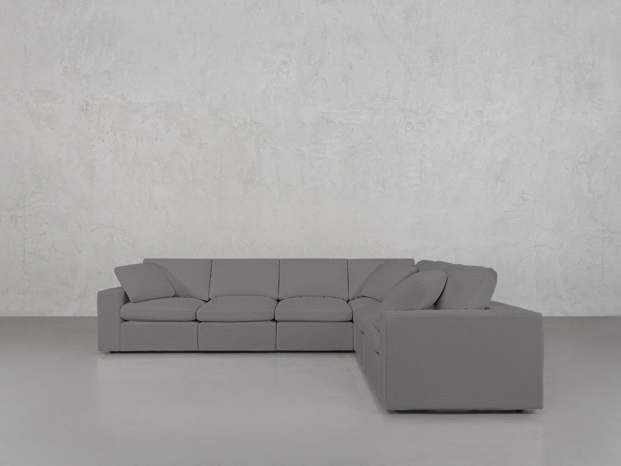 6-Seat Modular Corner Right Sectional - Image 78