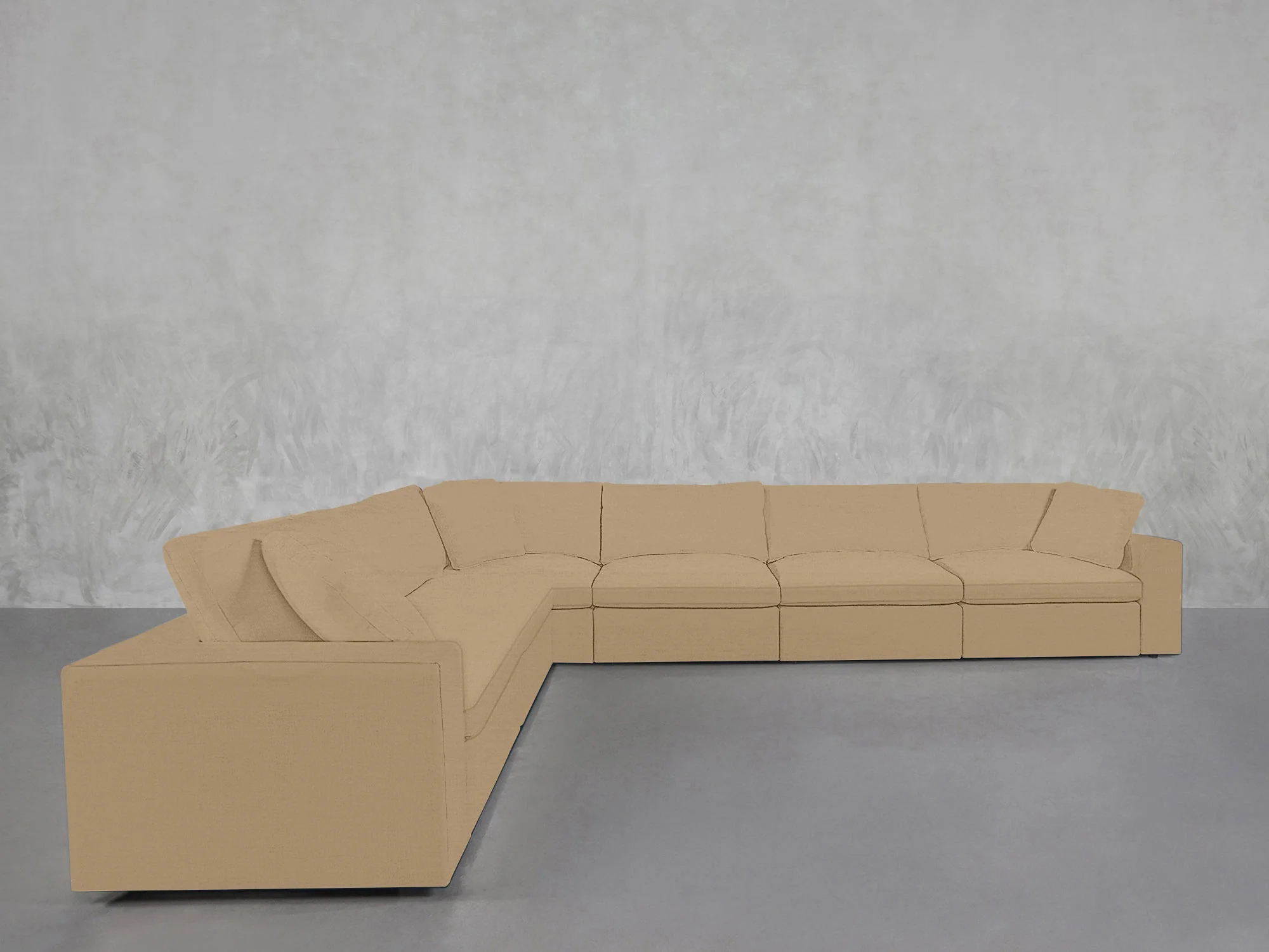 6-Seat Modular Corner Sectional - Image 137