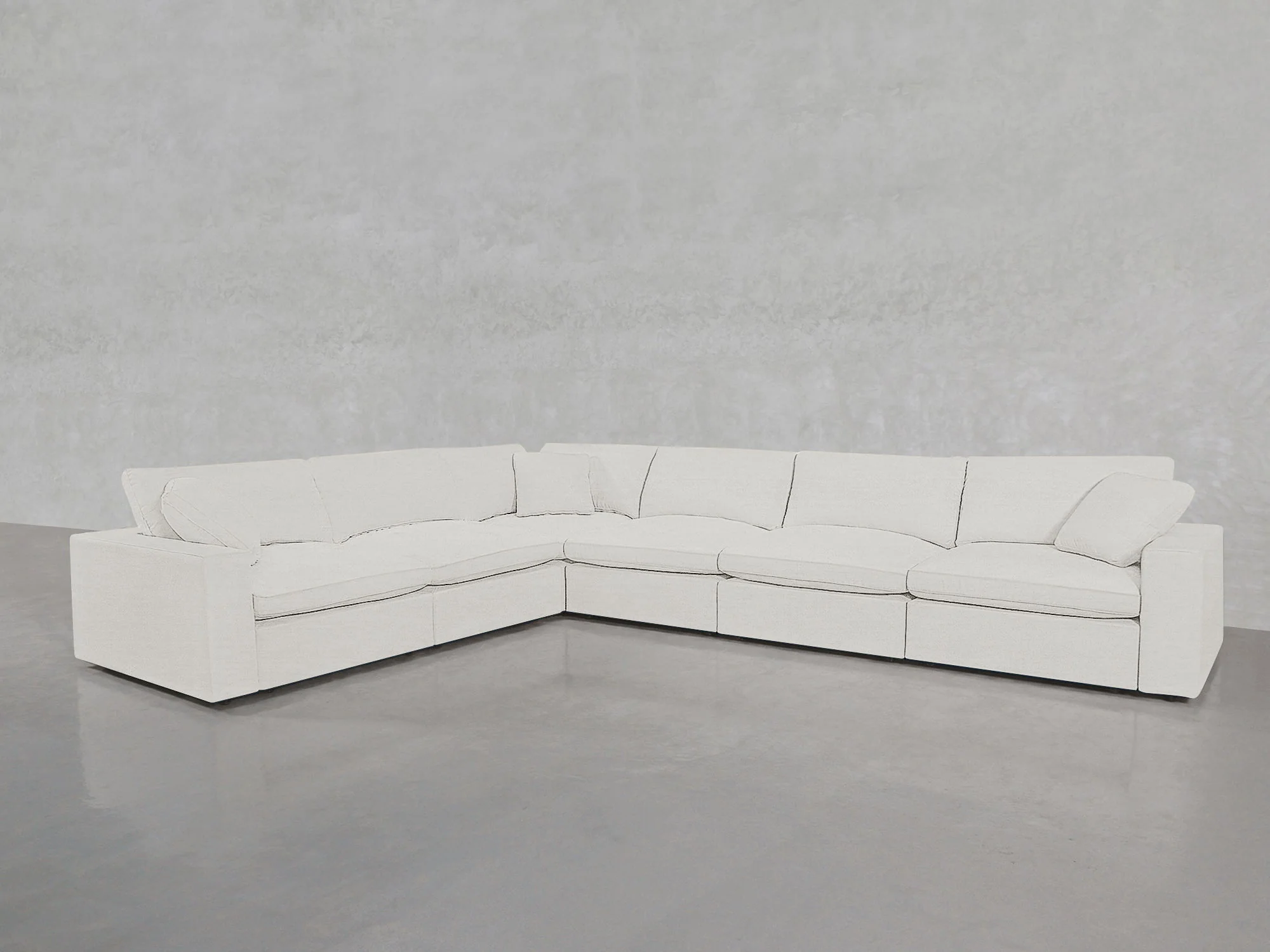 6-Seat Modular Corner Sectional - Image 187