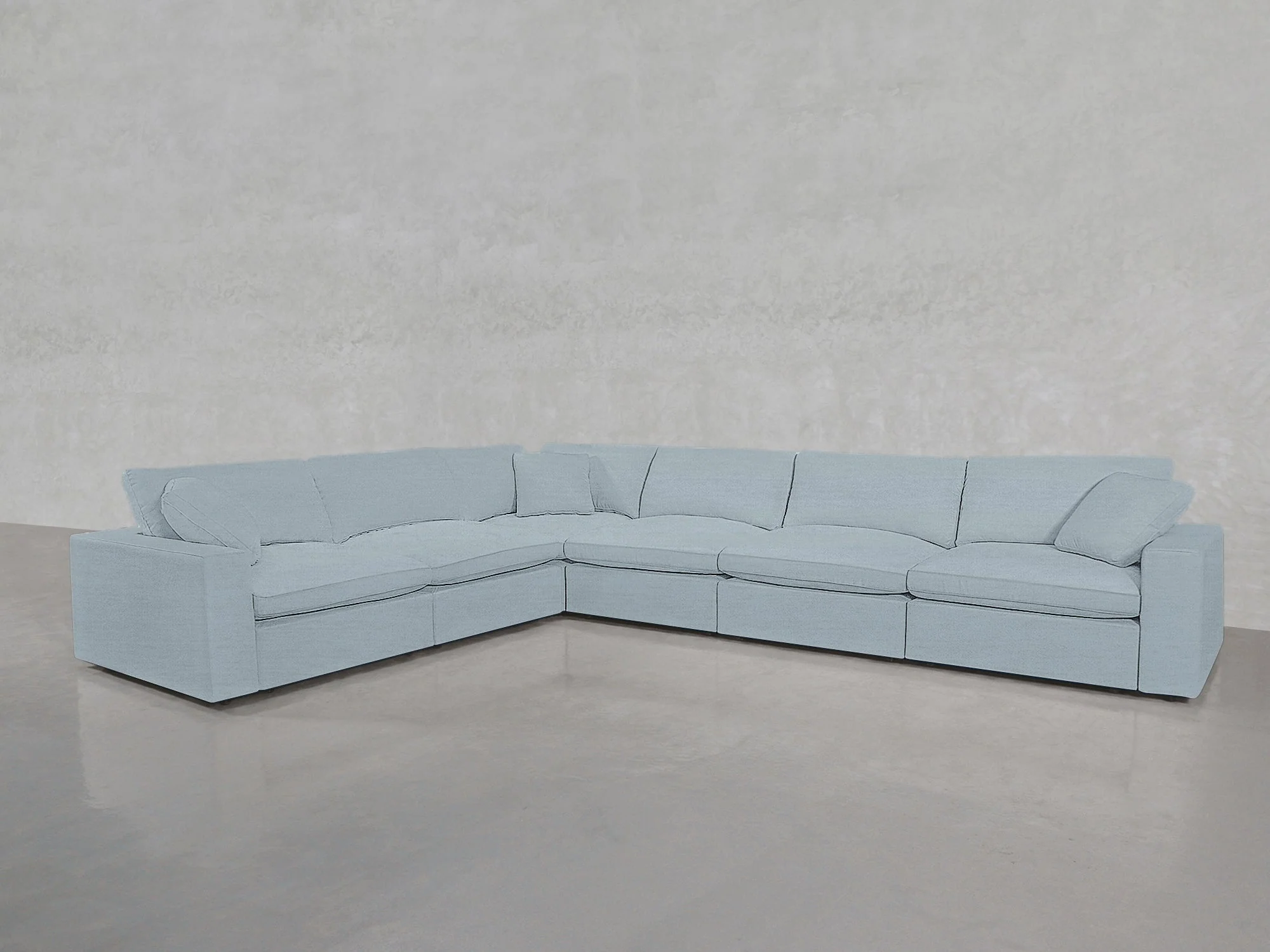 6-Seat Modular Corner Sectional - Image 223