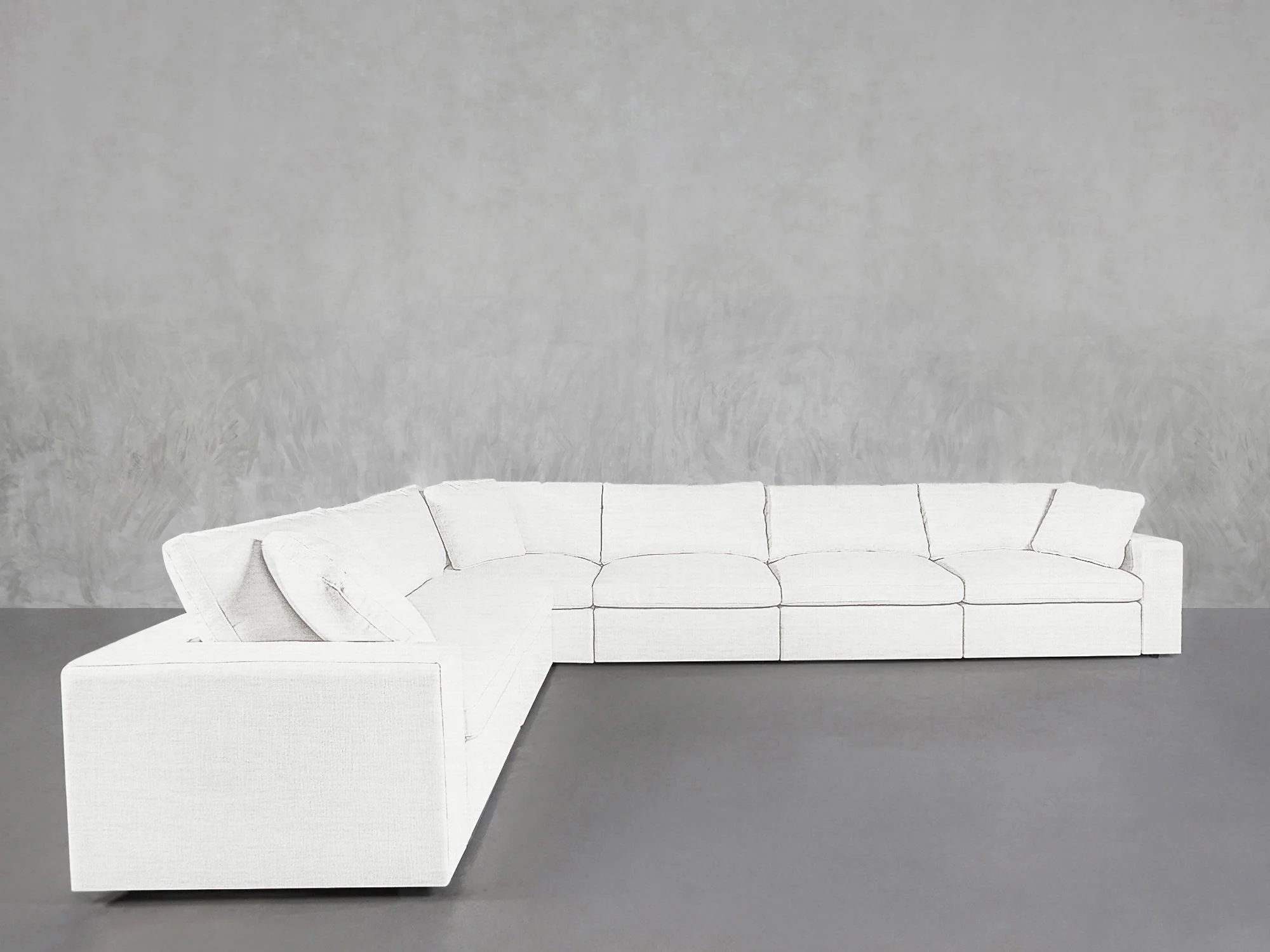 6-Seat Modular Corner Sectional - Image 46