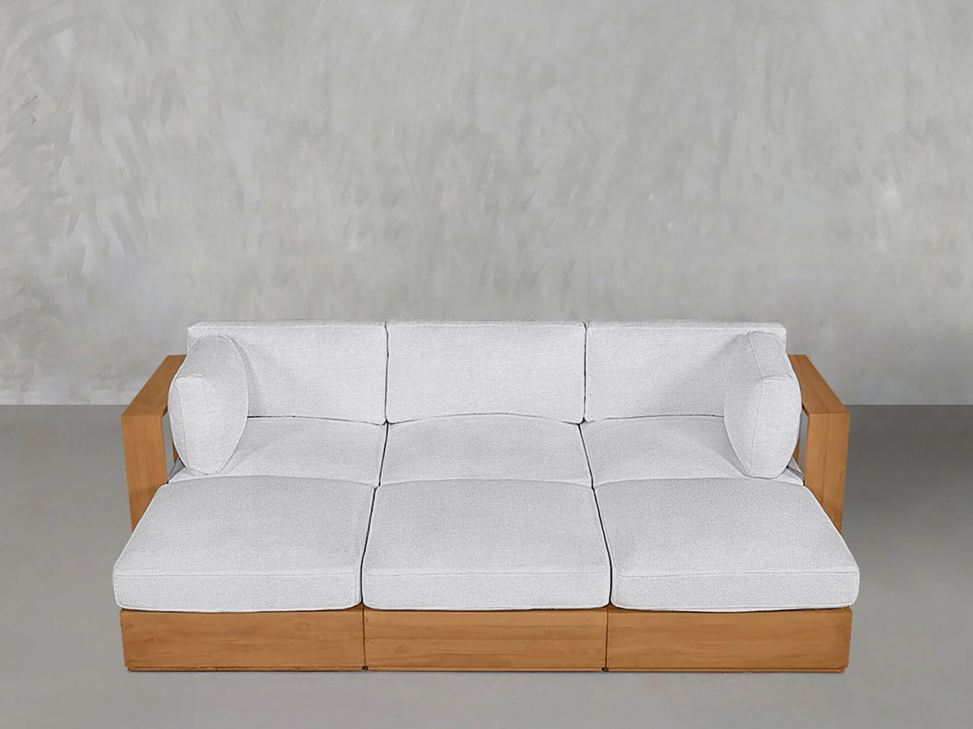 6-Seat Modular Daybed Teak Outdoor - Image 8