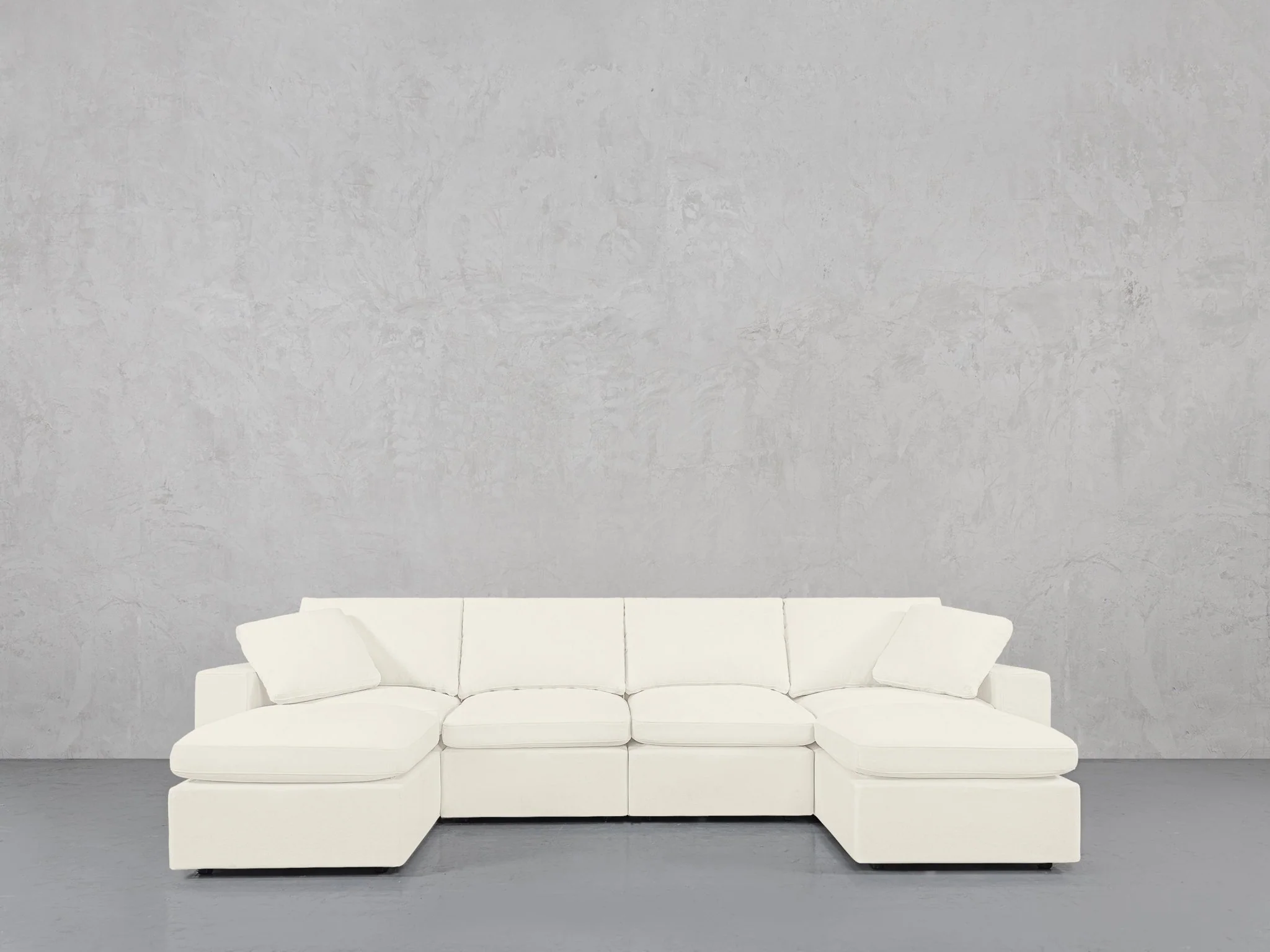 6-Seat Modular Double Chaise Sectional - Image 110