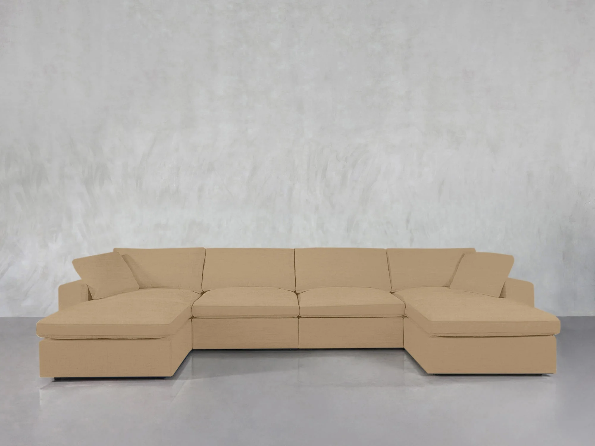 6-Seat Modular Double Chaise Sectional - Image 129