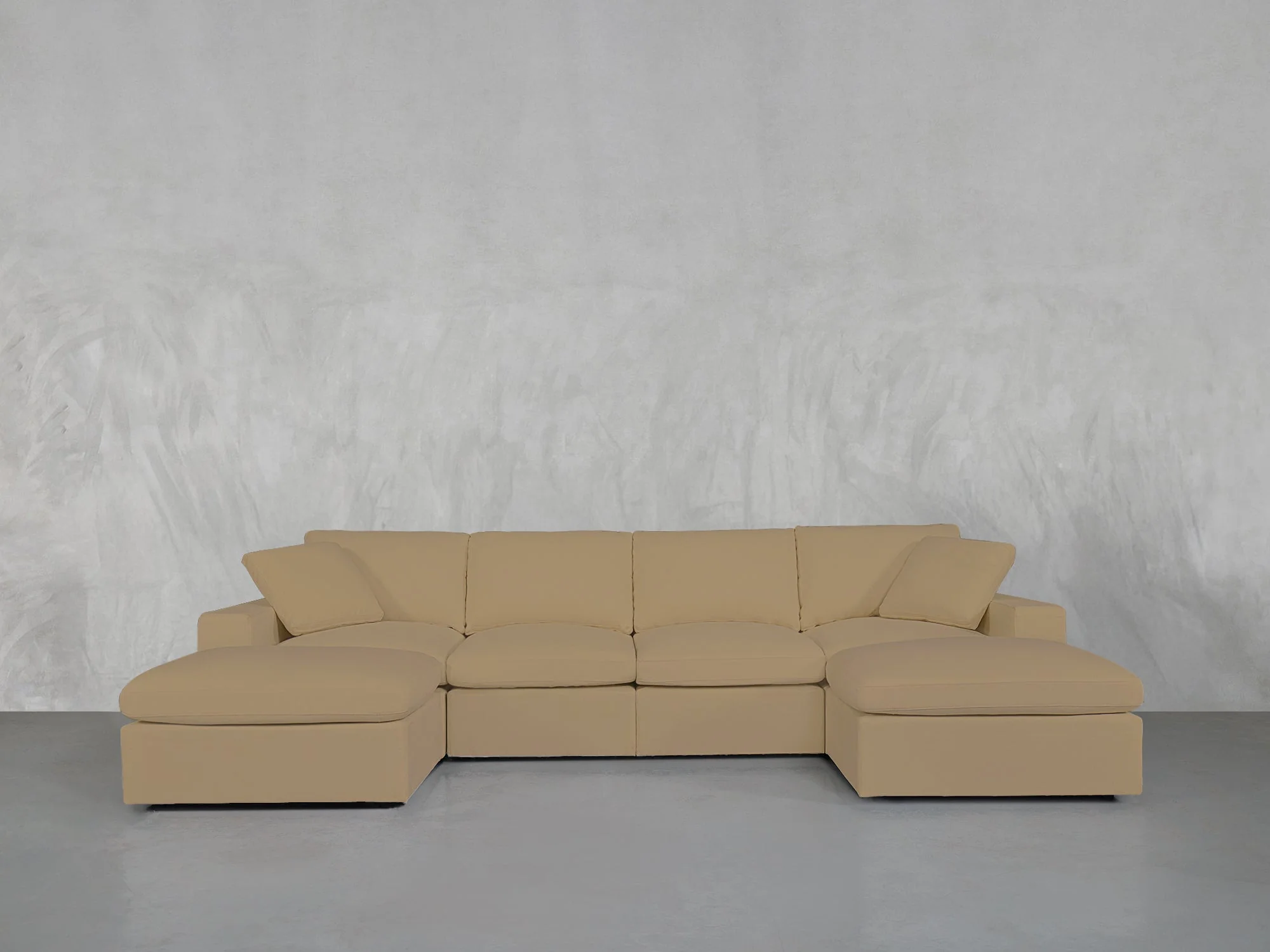 6-Seat Modular Double Chaise Sectional - Image 131