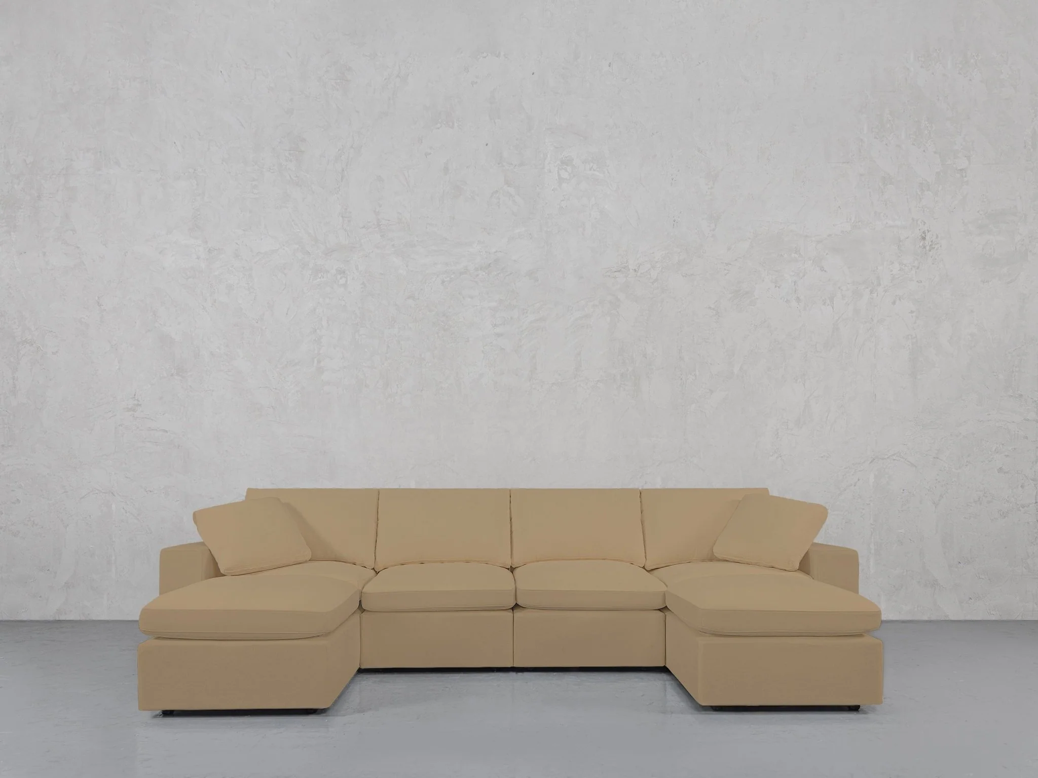 6-Seat Modular Double Chaise Sectional - Image 132