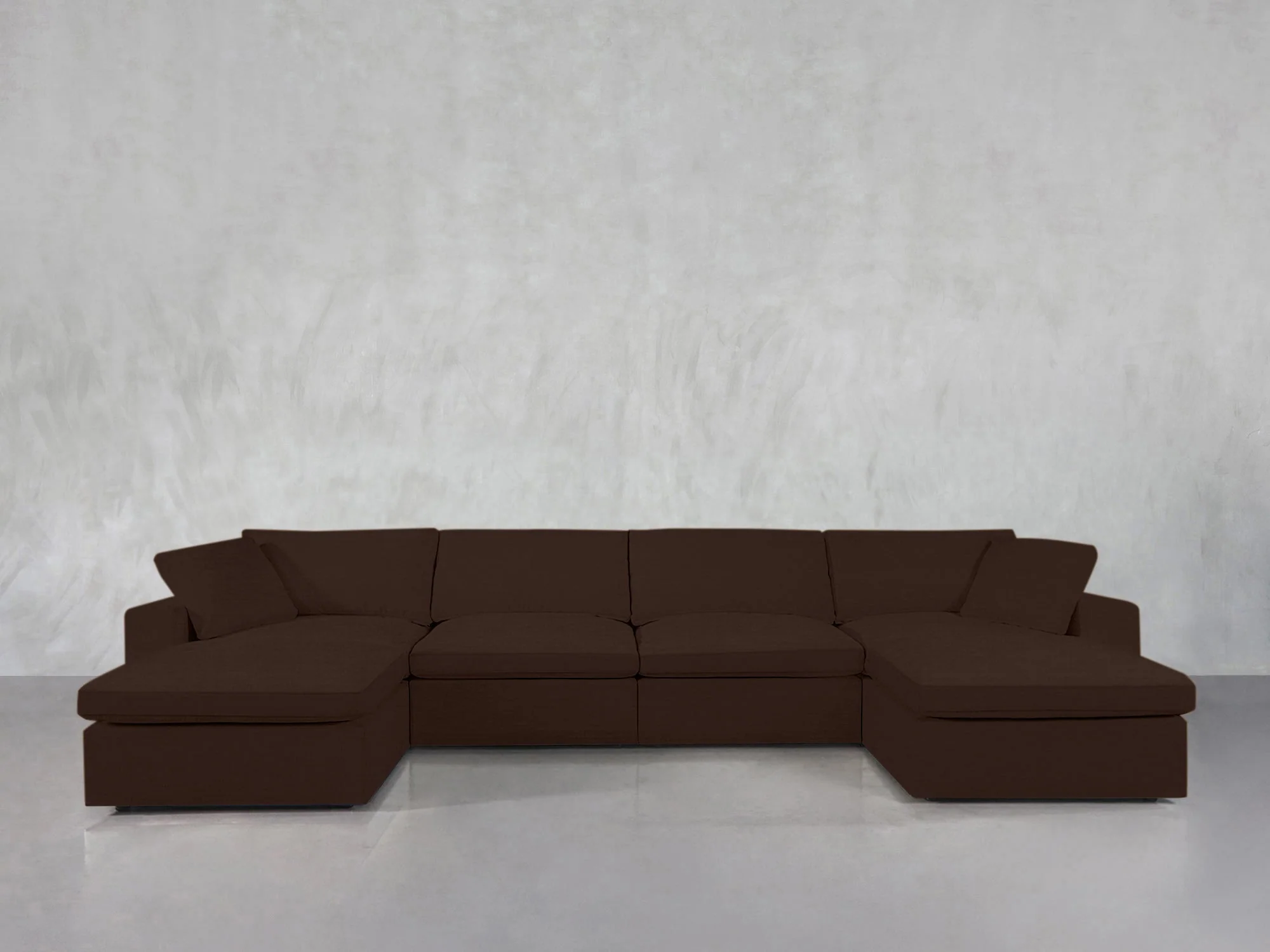 6-Seat Modular Double Chaise Sectional - Image 140