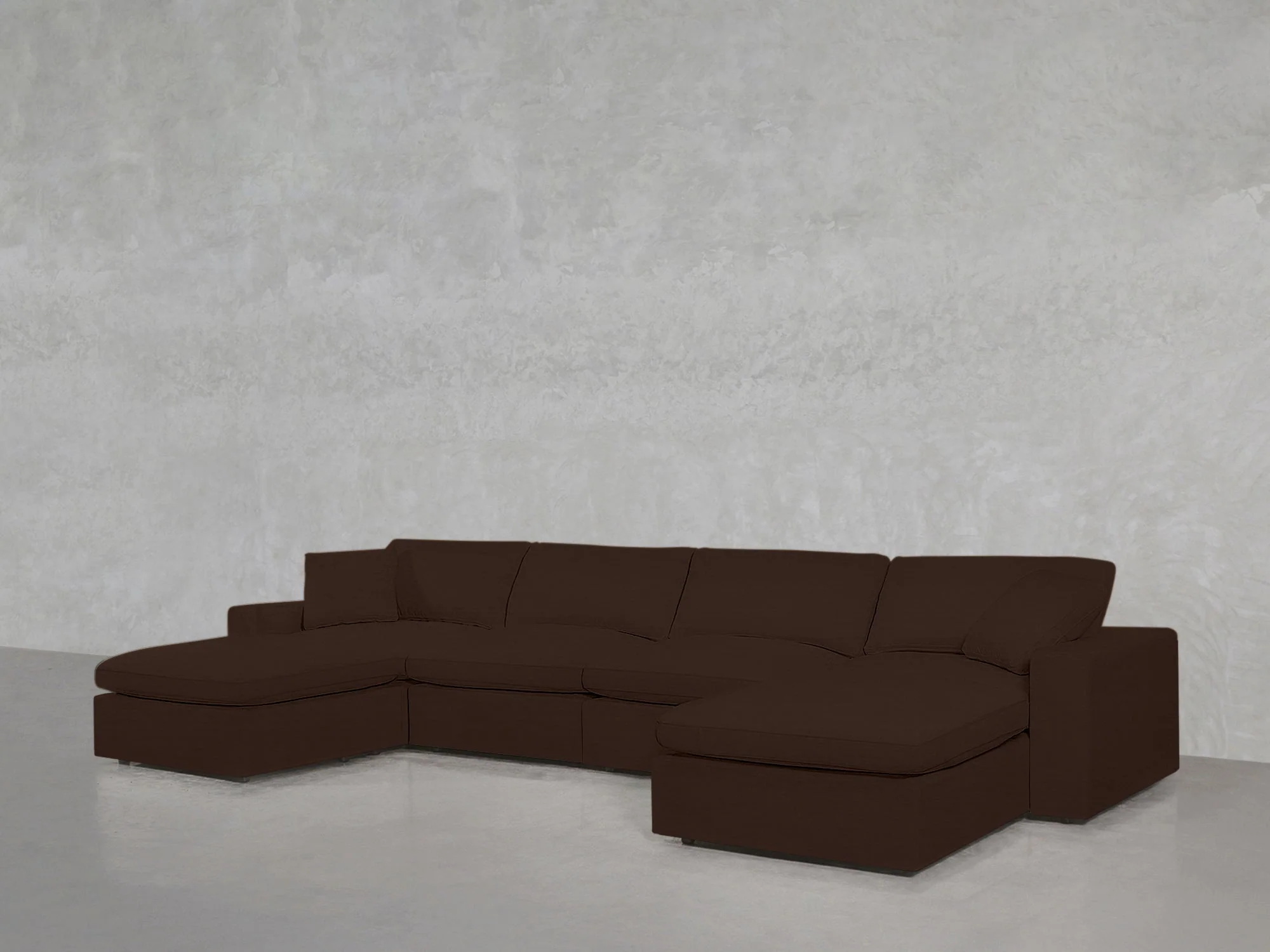 6-Seat Modular Double Chaise Sectional - Image 141