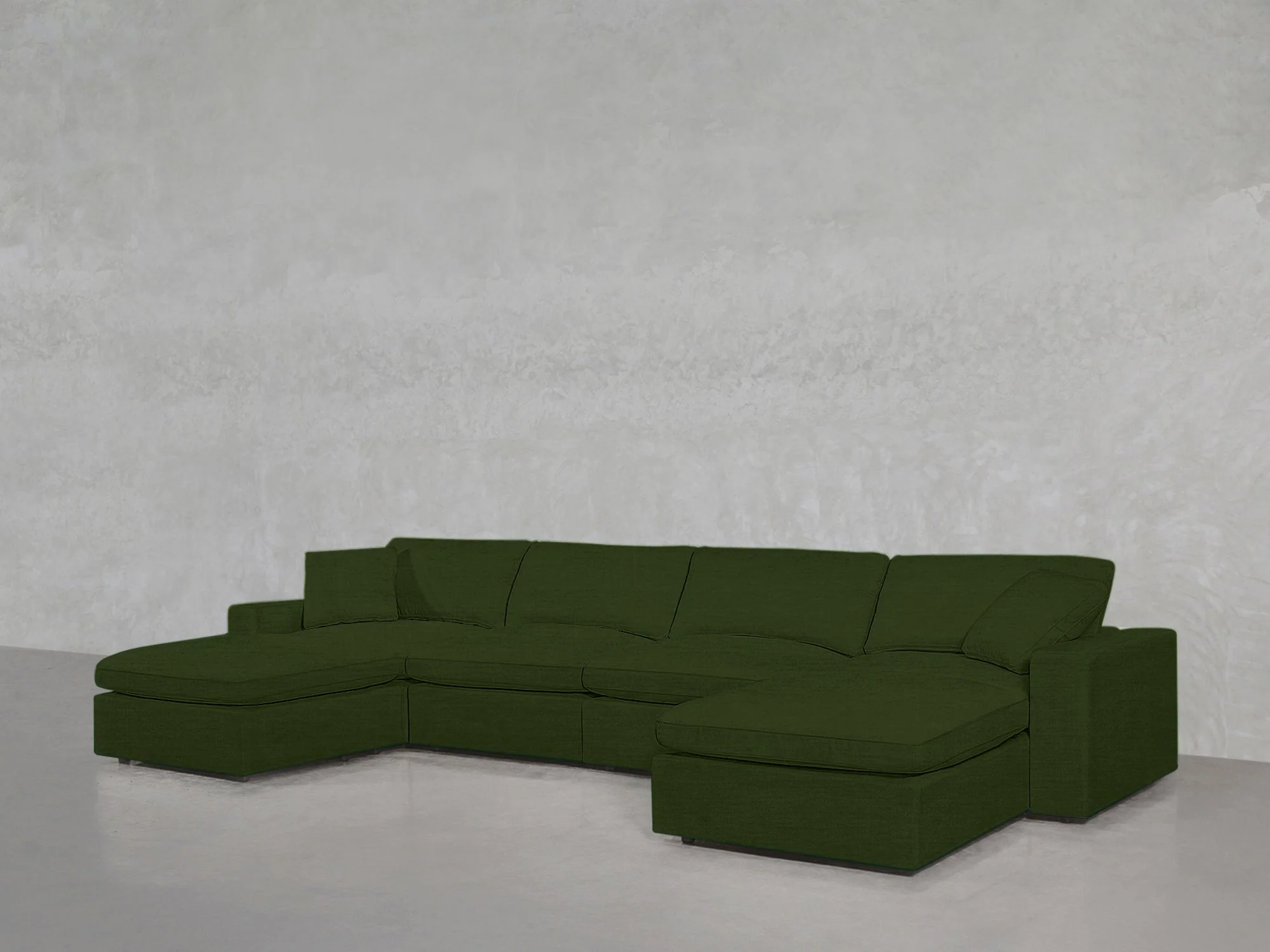 6-Seat Modular Double Chaise Sectional - Image 152