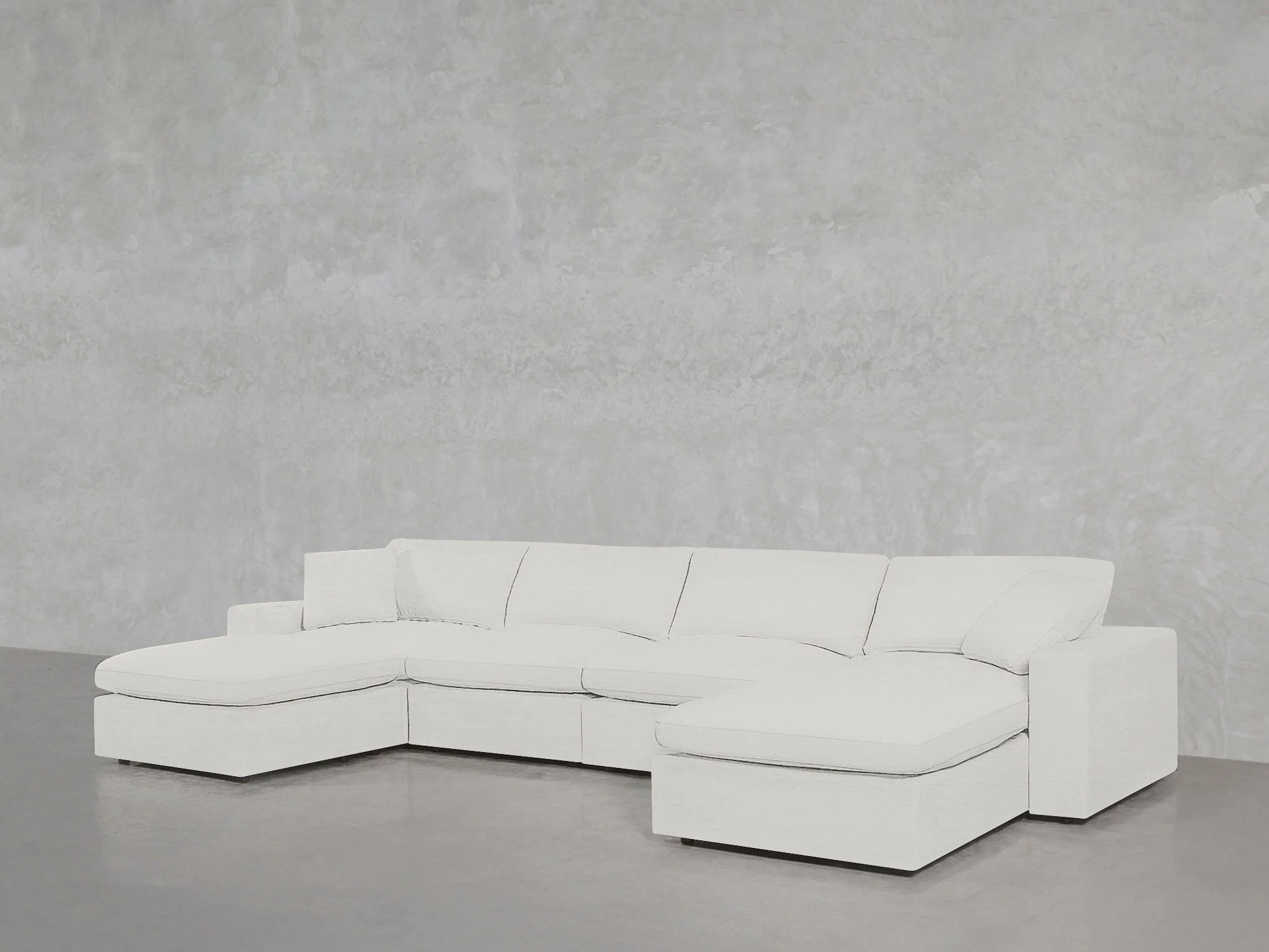 6-Seat Modular Double Chaise Sectional - Image 175