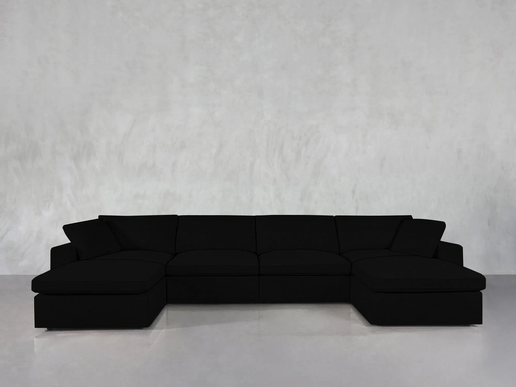 6-Seat Modular Double Chaise Sectional - Image 195