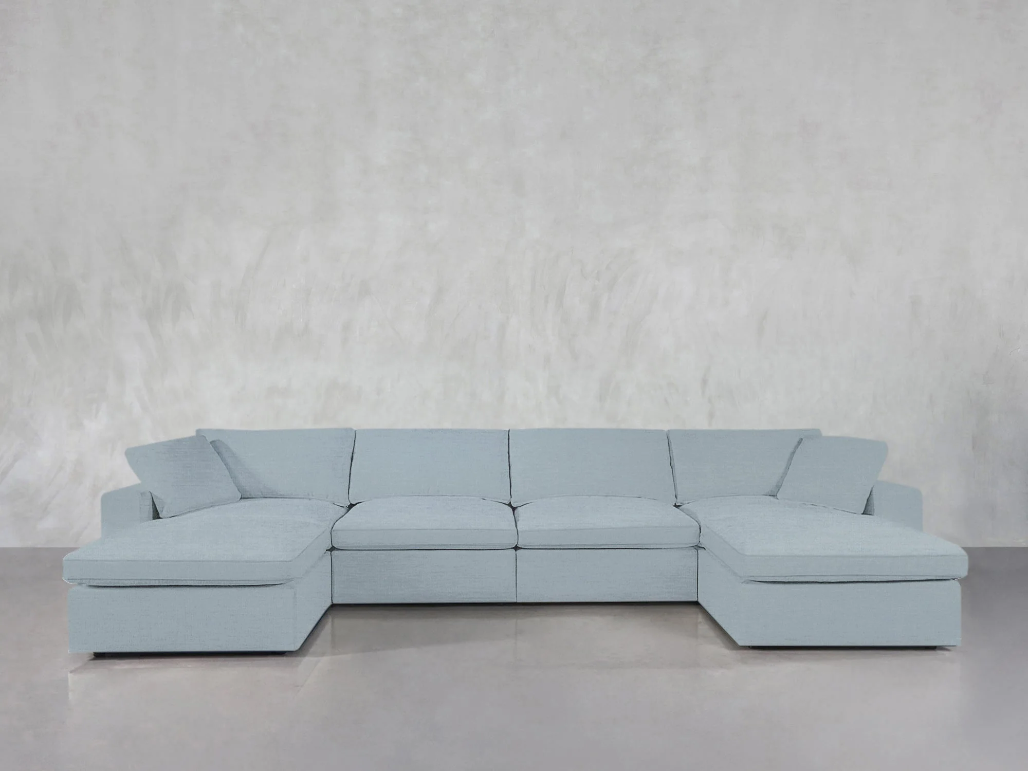 6-Seat Modular Double Chaise Sectional - Image 206