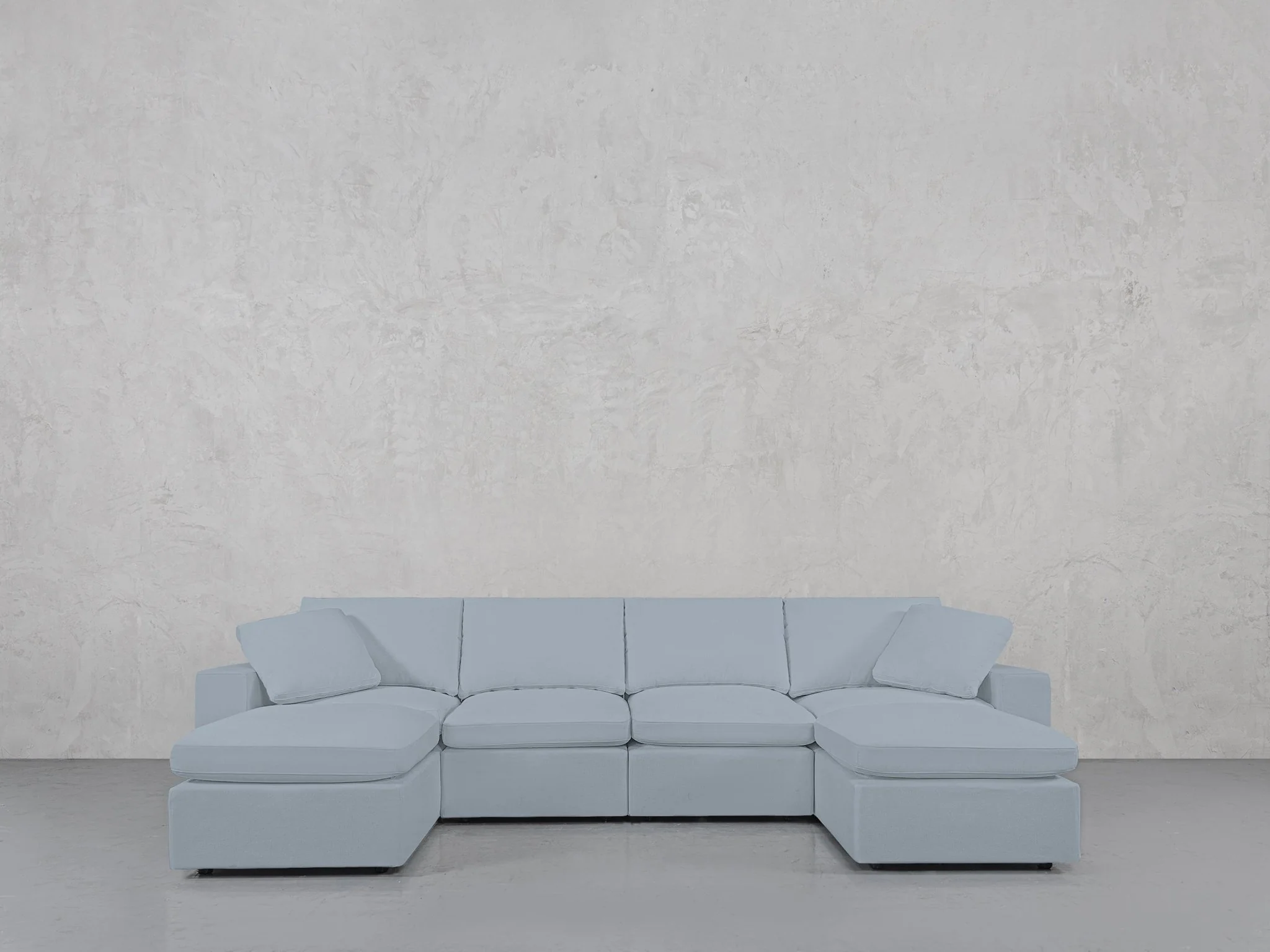 6-Seat Modular Double Chaise Sectional - Image 209