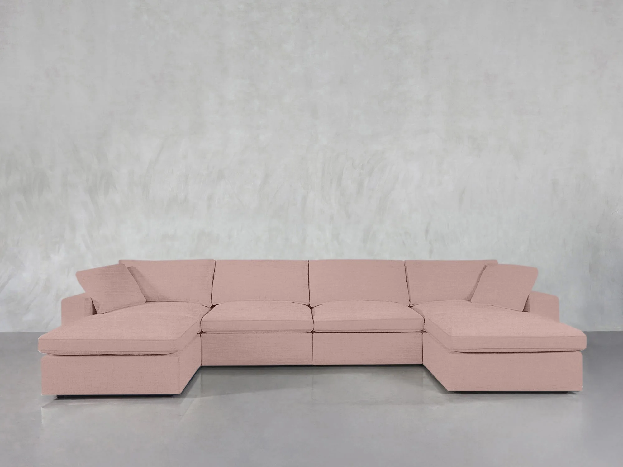 6-Seat Modular Double Chaise Sectional - Image 217