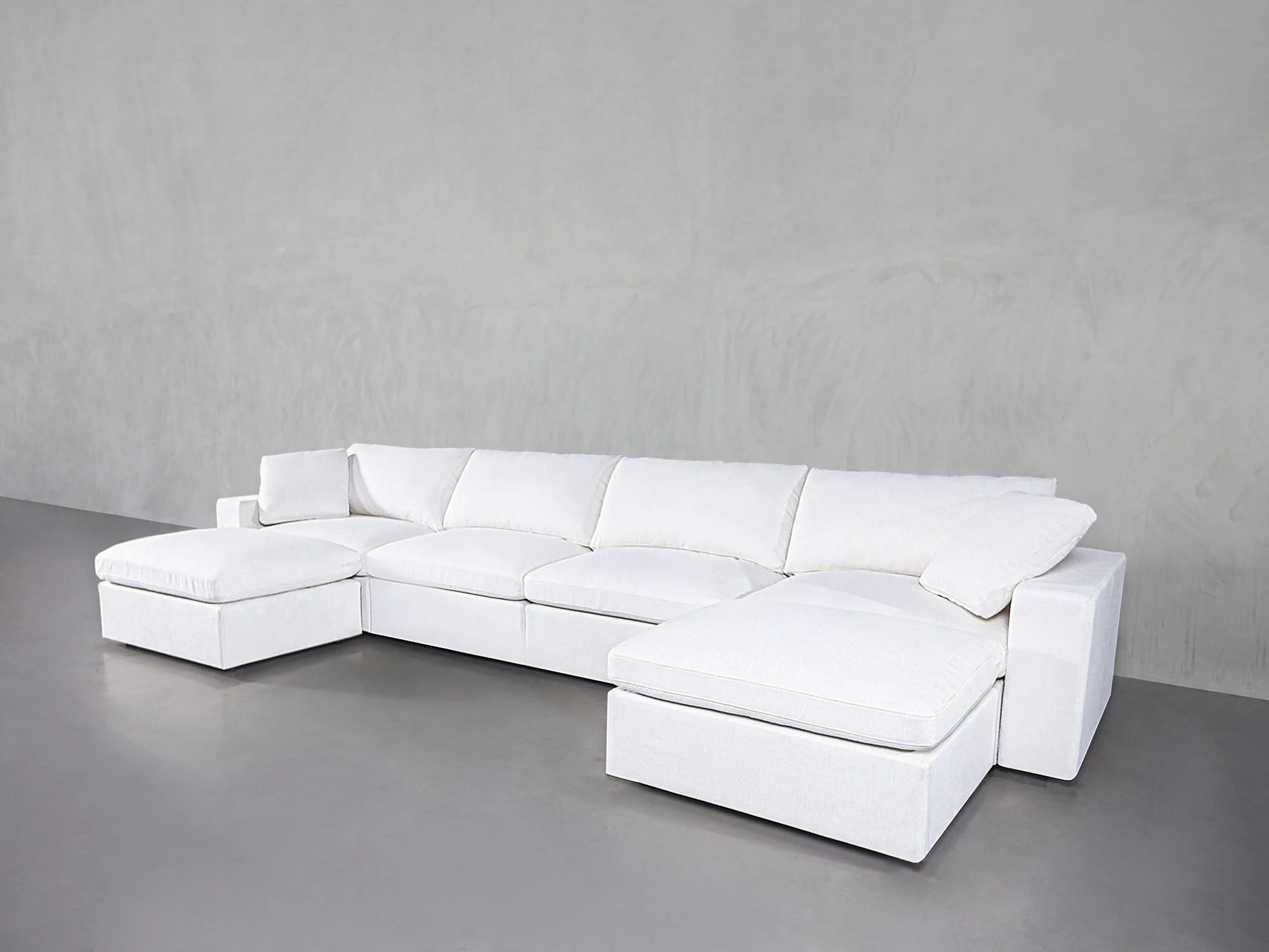 6-Seat Modular Double Chaise Sectional - Image 3