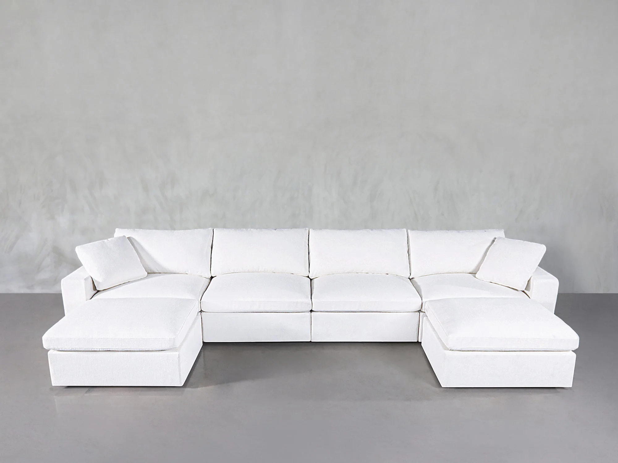 6-Seat Modular Double Chaise Sectional - Image 4