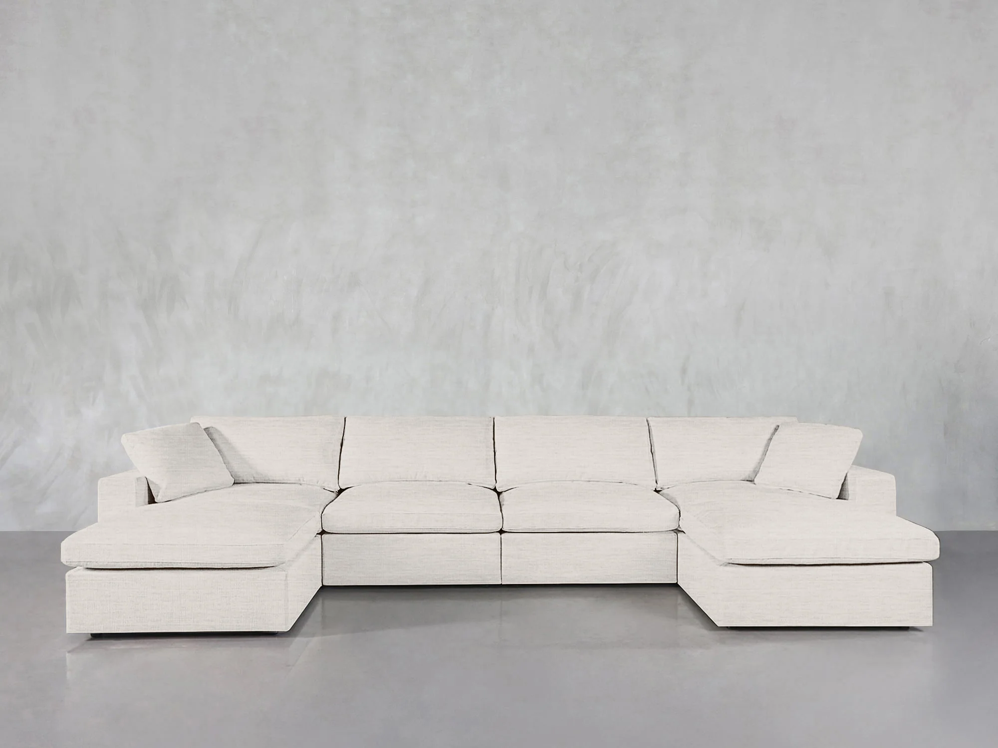 6-Seat Modular Double Chaise Sectional - Image 56
