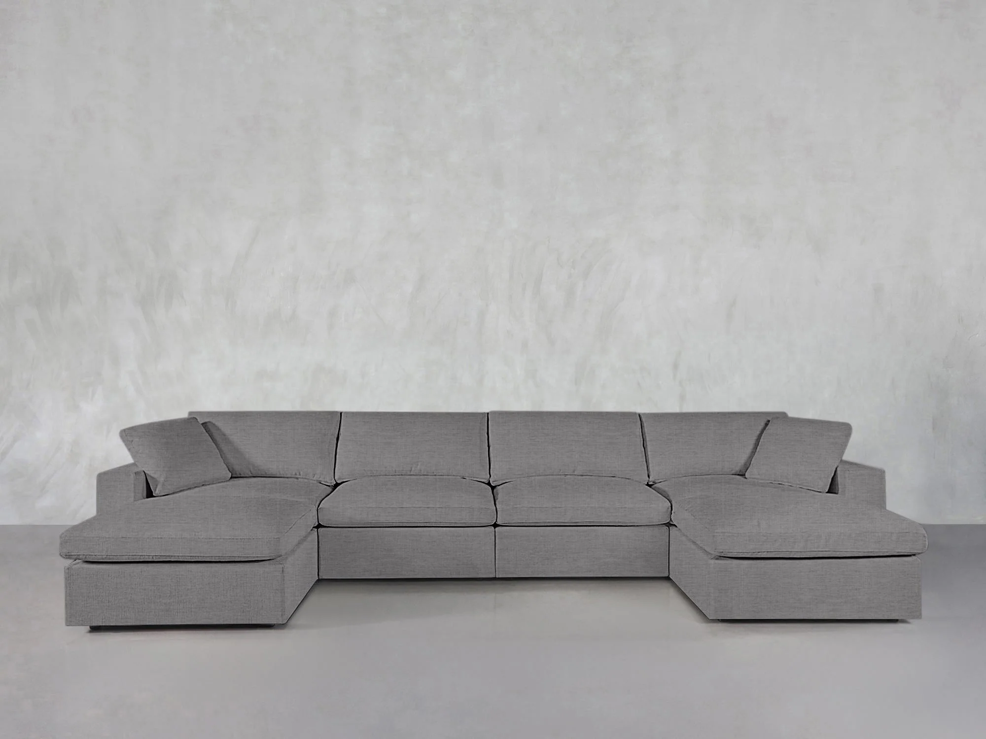 6-Seat Modular Double Chaise Sectional - Image 75