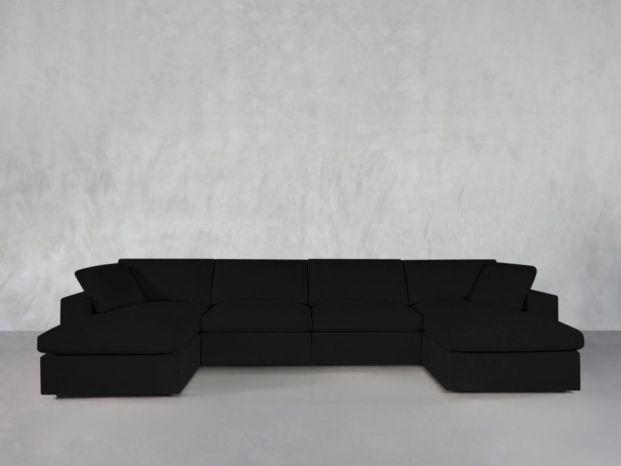 6-Seat Modular Double Chaise Sectional - Image 96