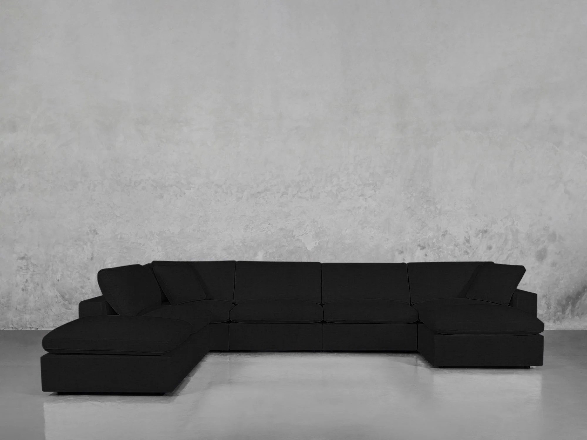 7-Seat Modular Chaise Corner Lounger Sectional - Image 100
