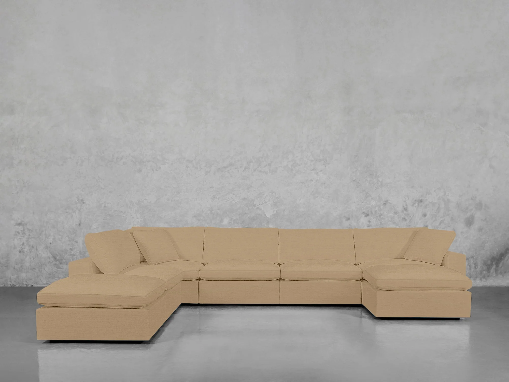 7-Seat Modular Chaise Corner Lounger Sectional - Image 131