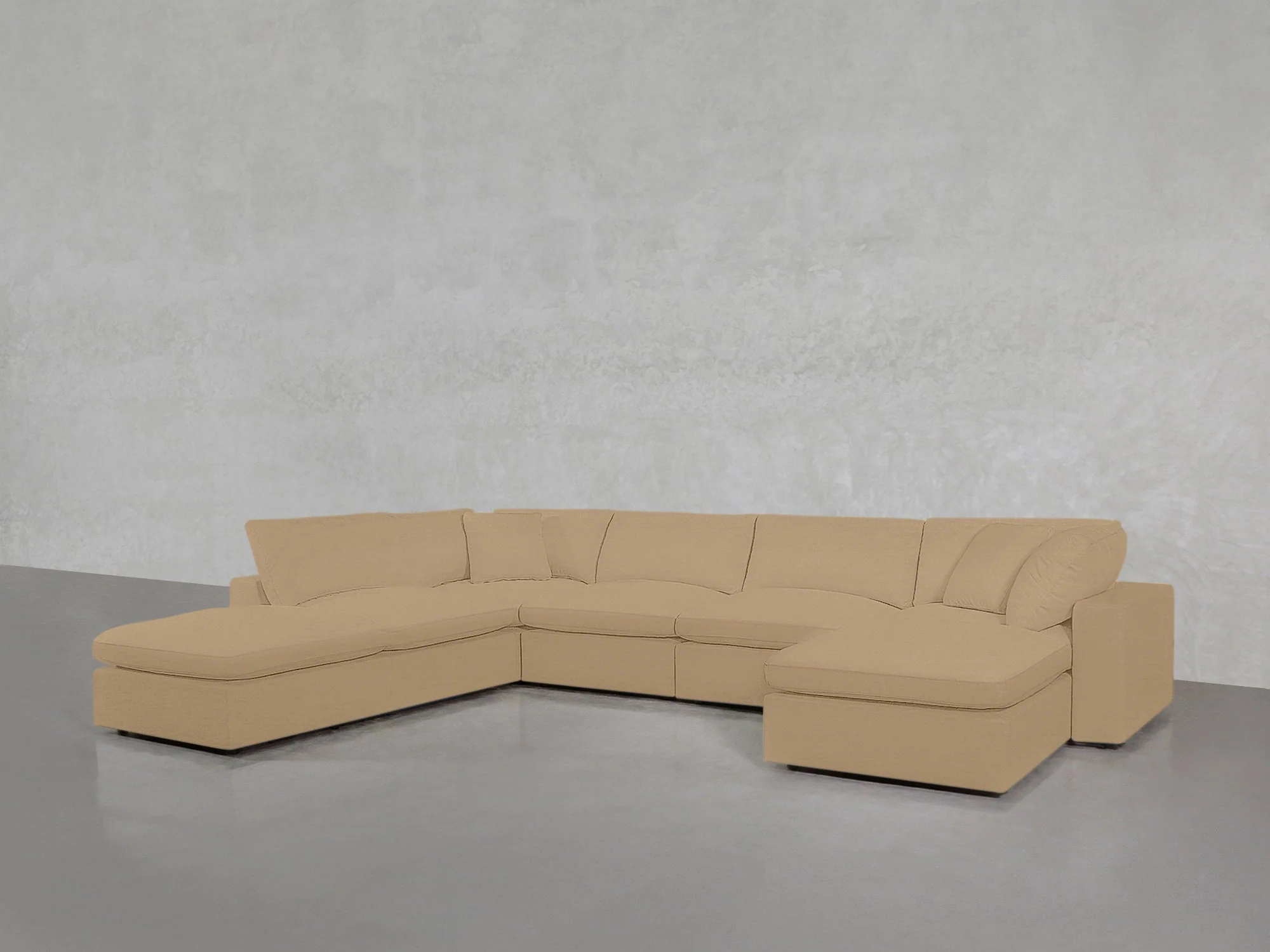 7-Seat Modular Chaise Corner Lounger Sectional - Image 132