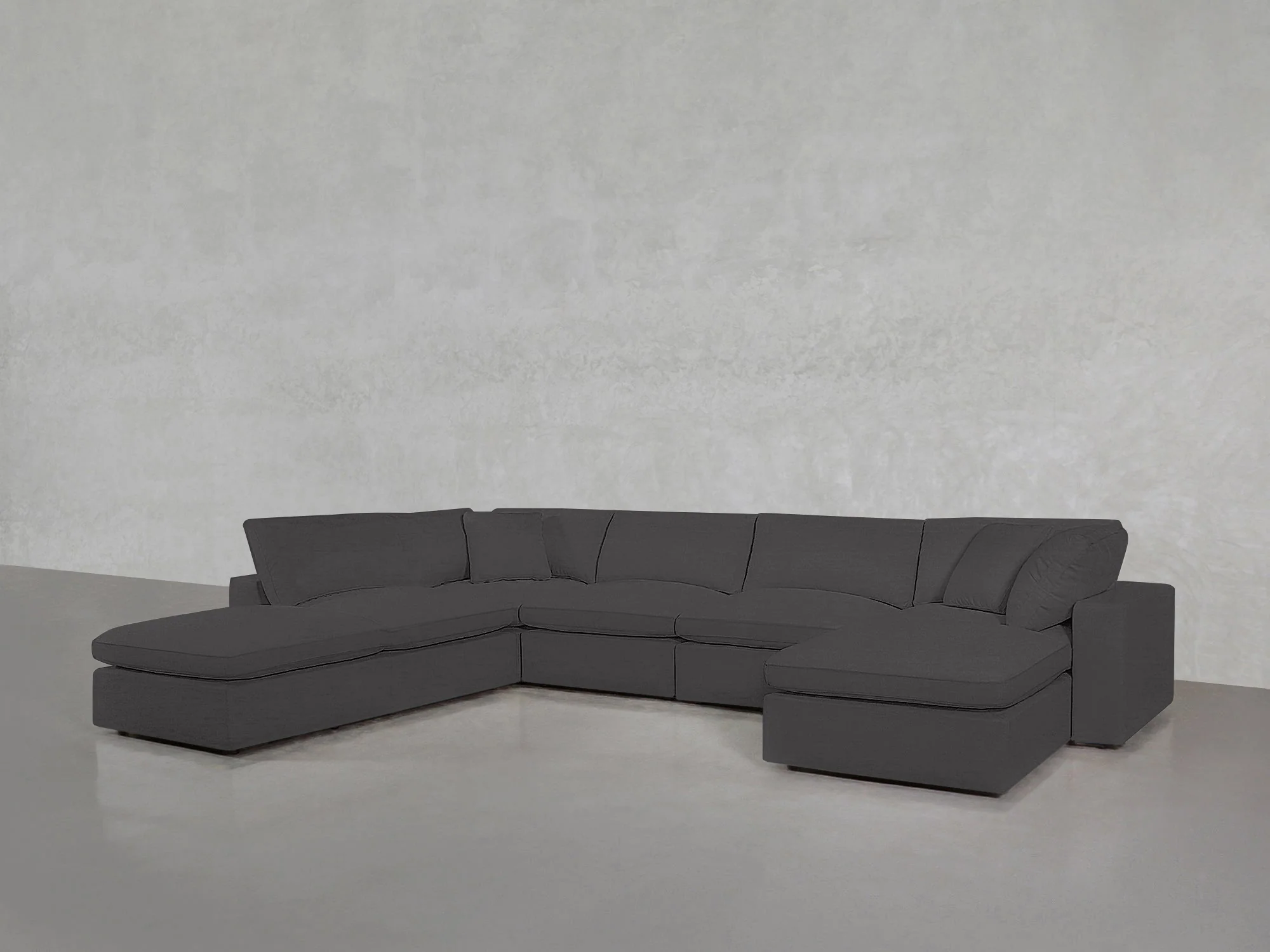 7-Seat Modular Chaise Corner Lounger Sectional - Image 187